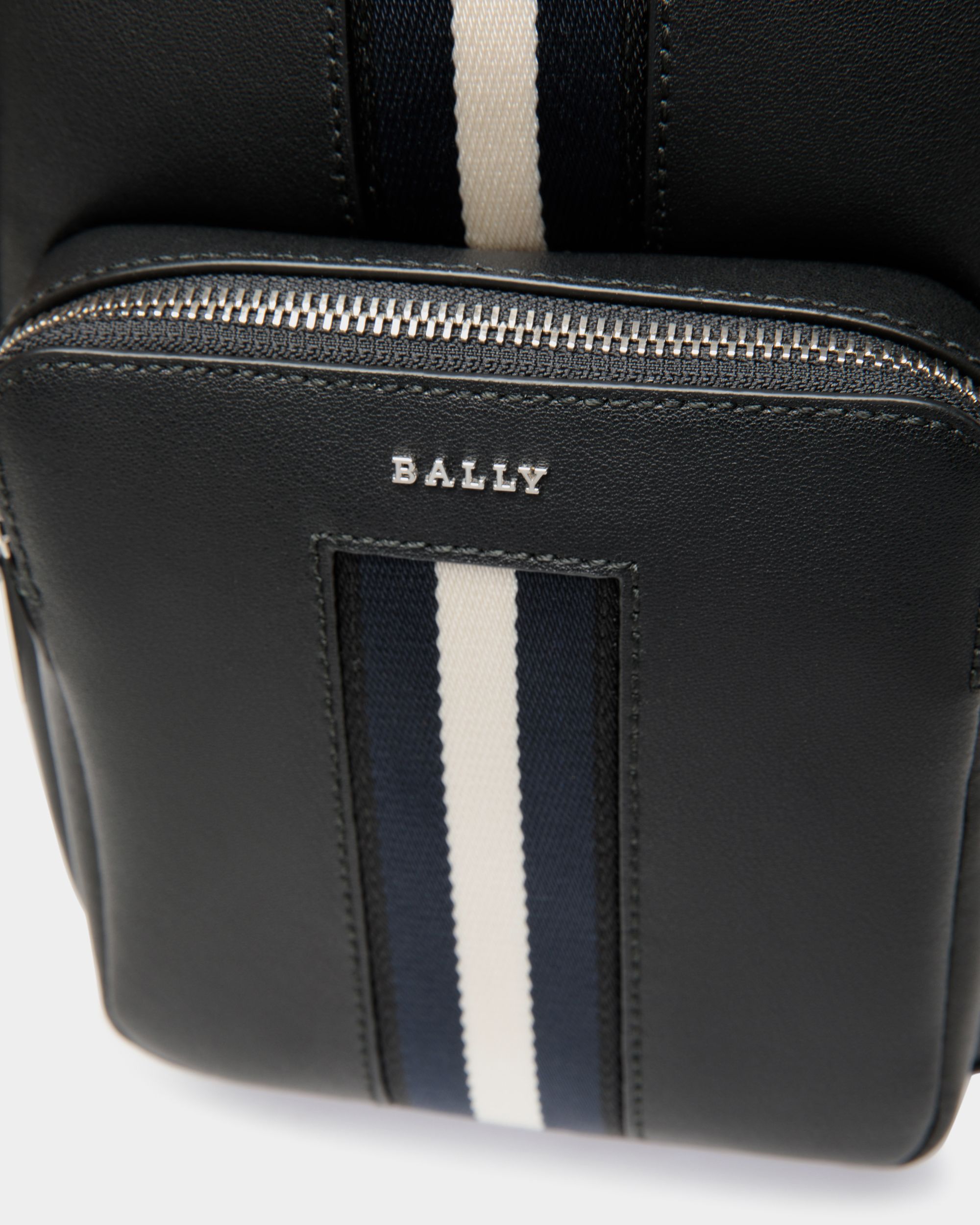 Sling Bag En Cuir Noir - Homme - Bally - 05