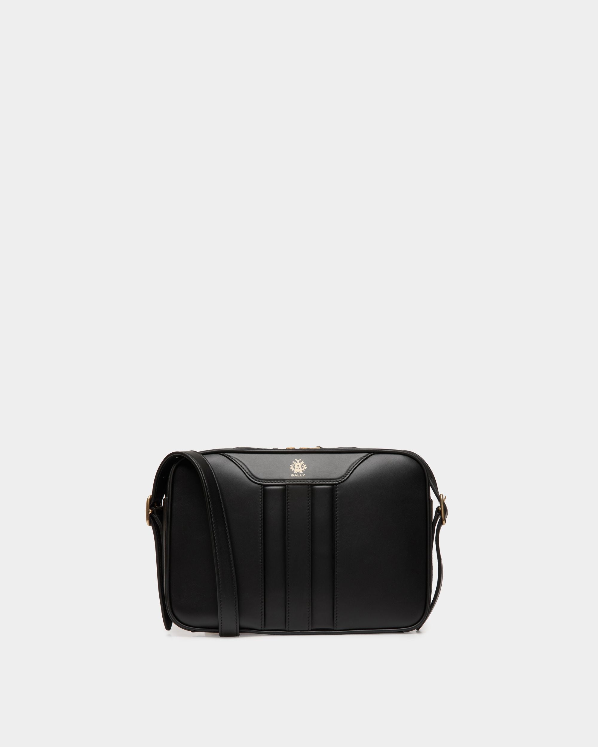 Beckett Crossbody Bag In Black Leather - Uomo - Bally - 01