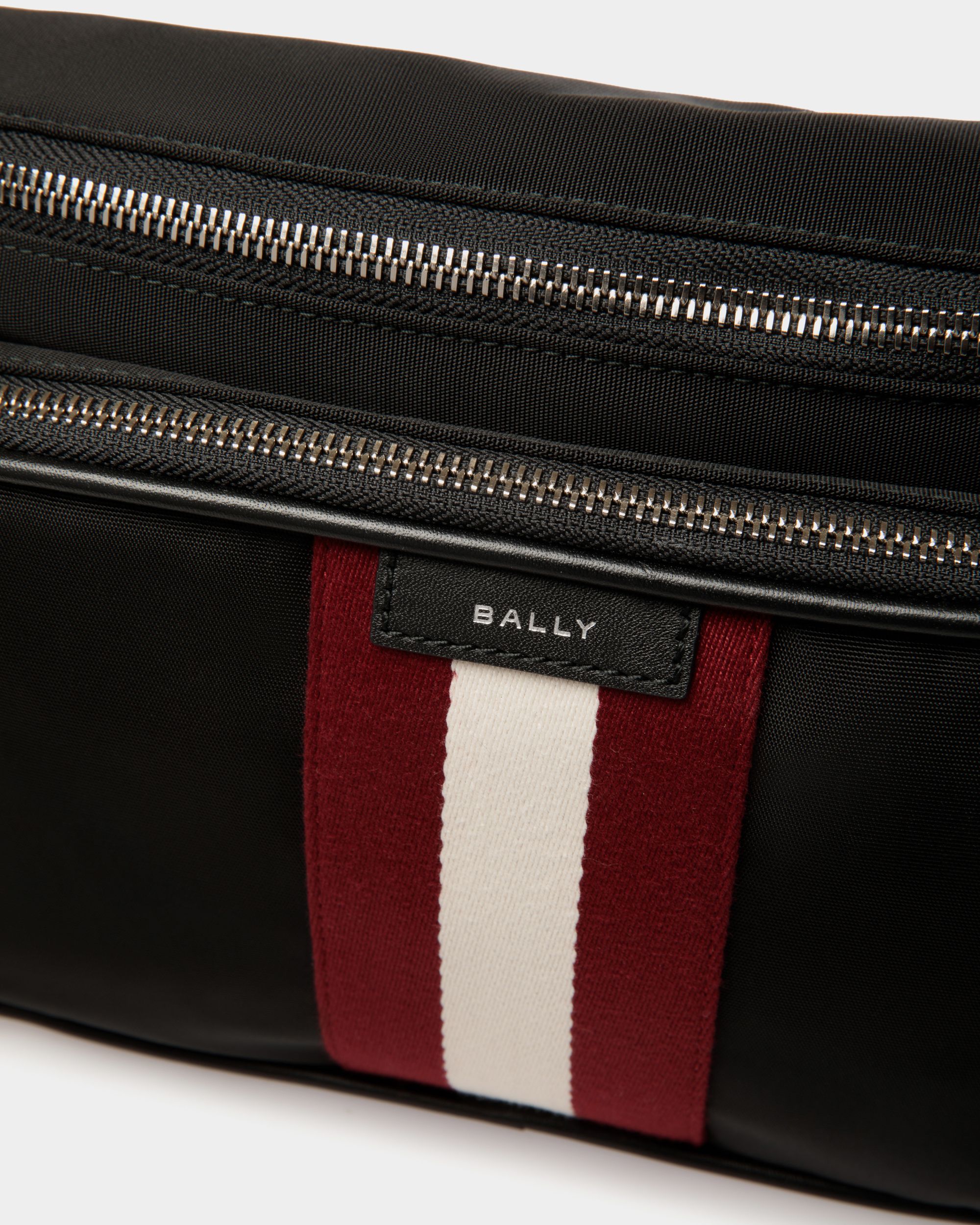 Marsupio Code In Nylon Nero - Uomo - Bally - 06