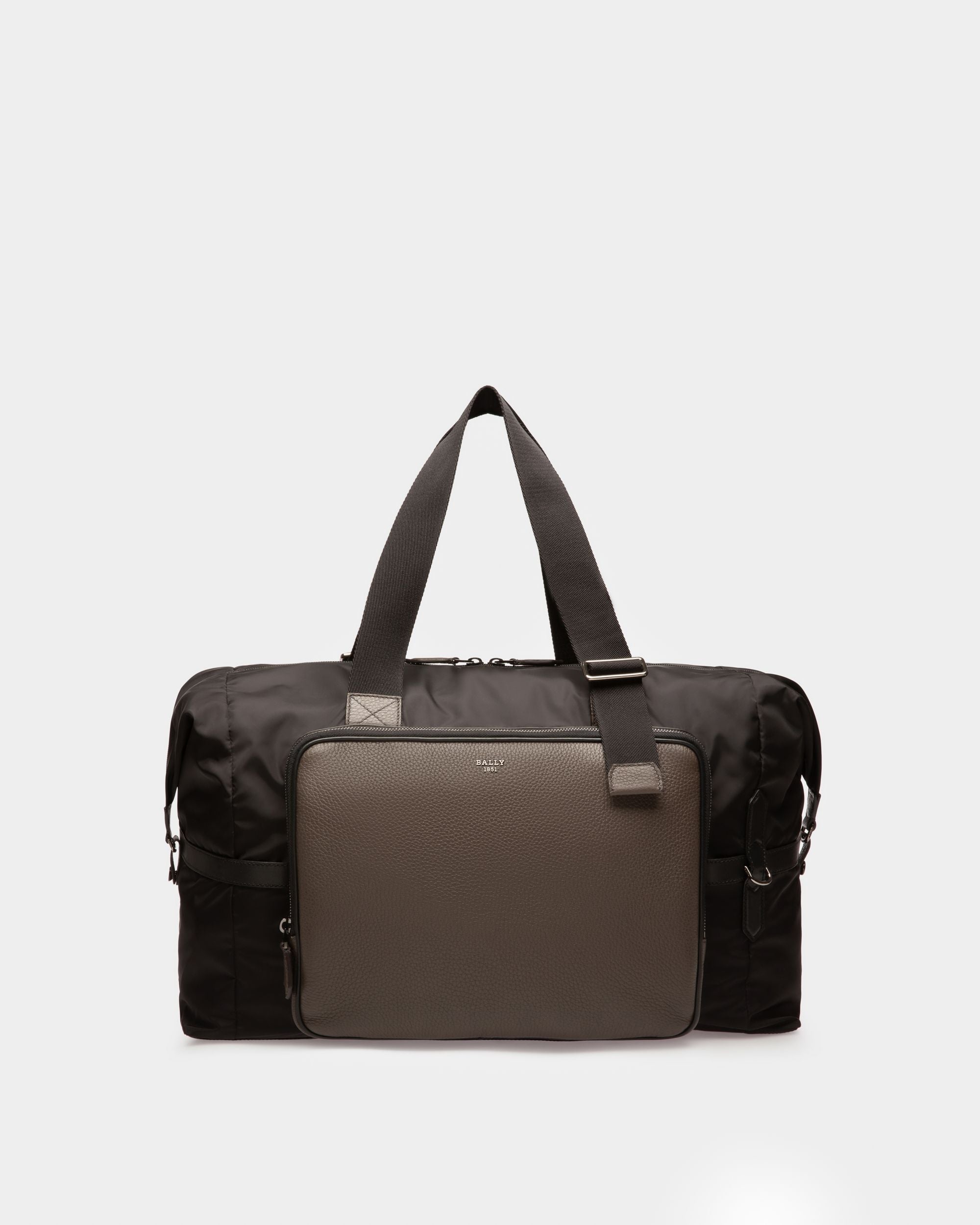 Balten Weekender-Tasche Aus Schwarzem Recyceltem Nylon - Herren - Bally - 01