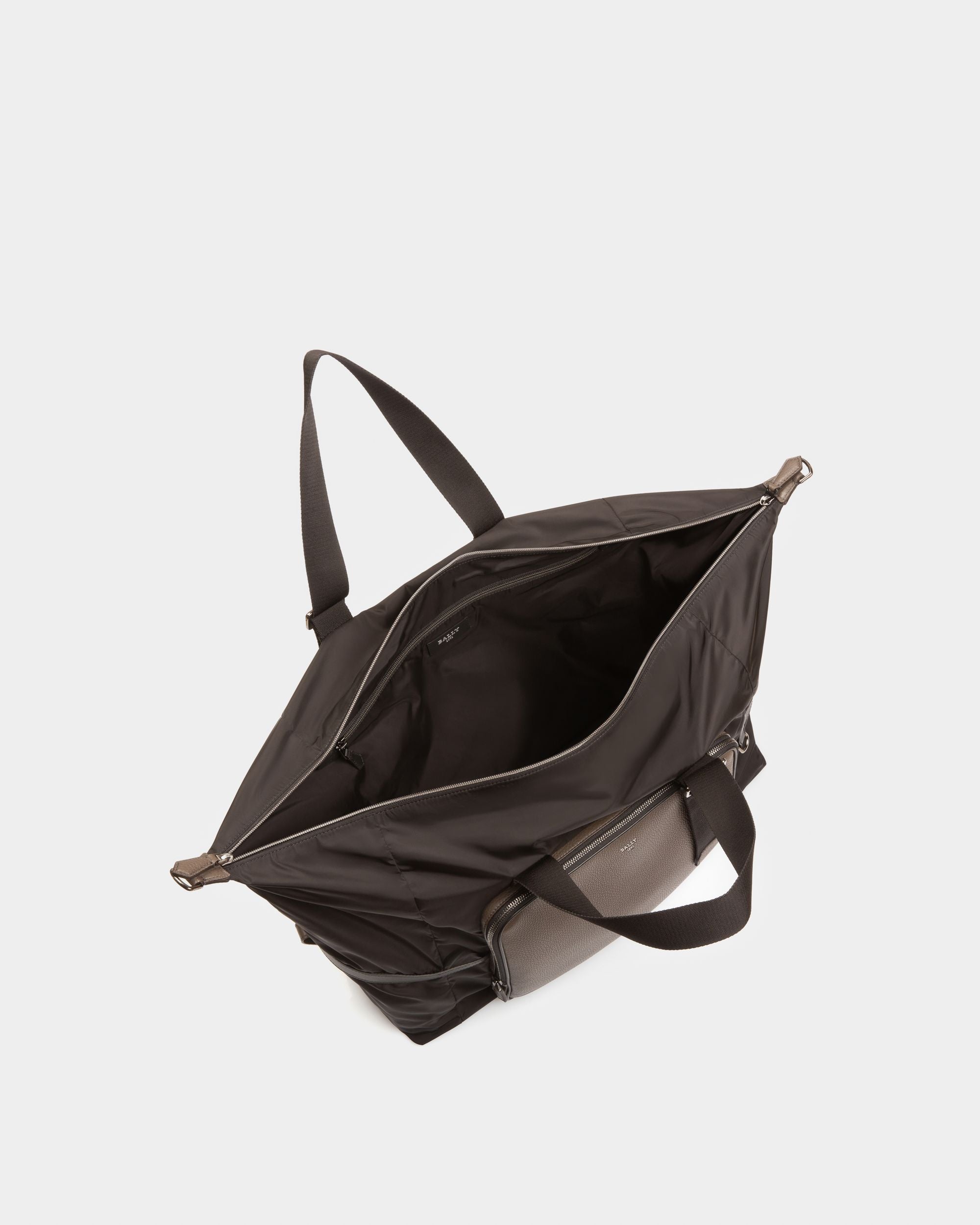 Balten Weekender-Tasche Aus Schwarzem Recyceltem Nylon - Herren - Bally - 04