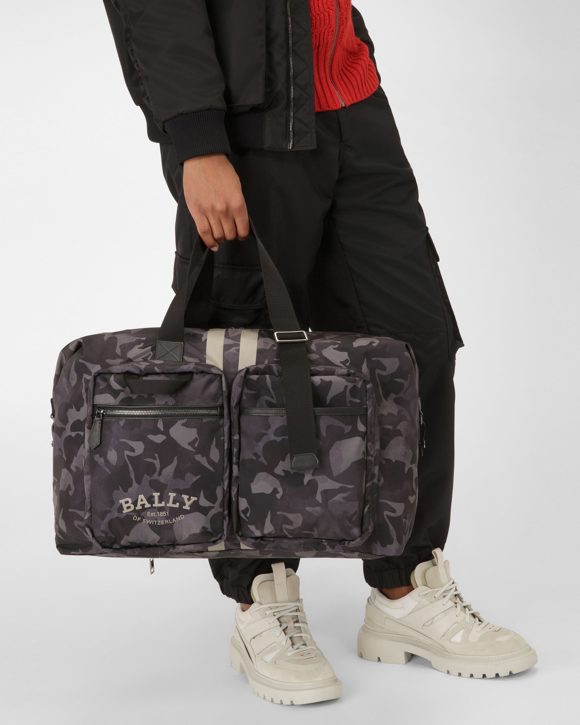 Fesder Sac De Voyage En Nylon Noir - Homme - Bally - 02