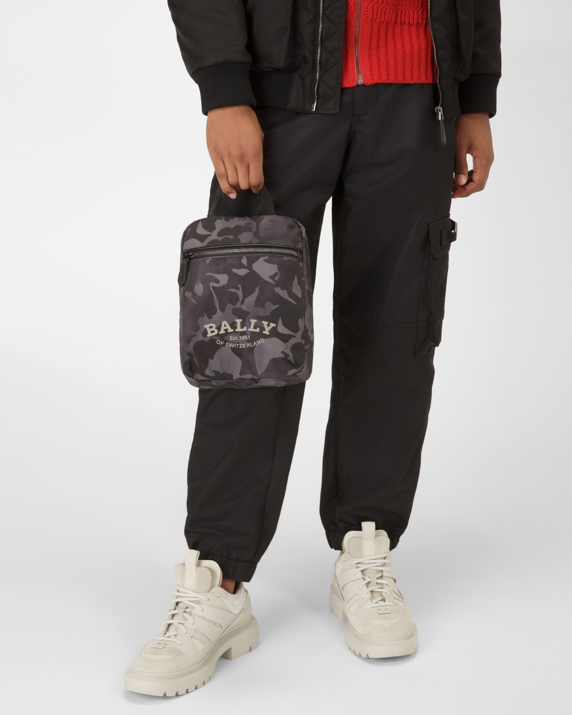 Fesder Sac De Voyage En Nylon Noir - Homme - Bally - 06