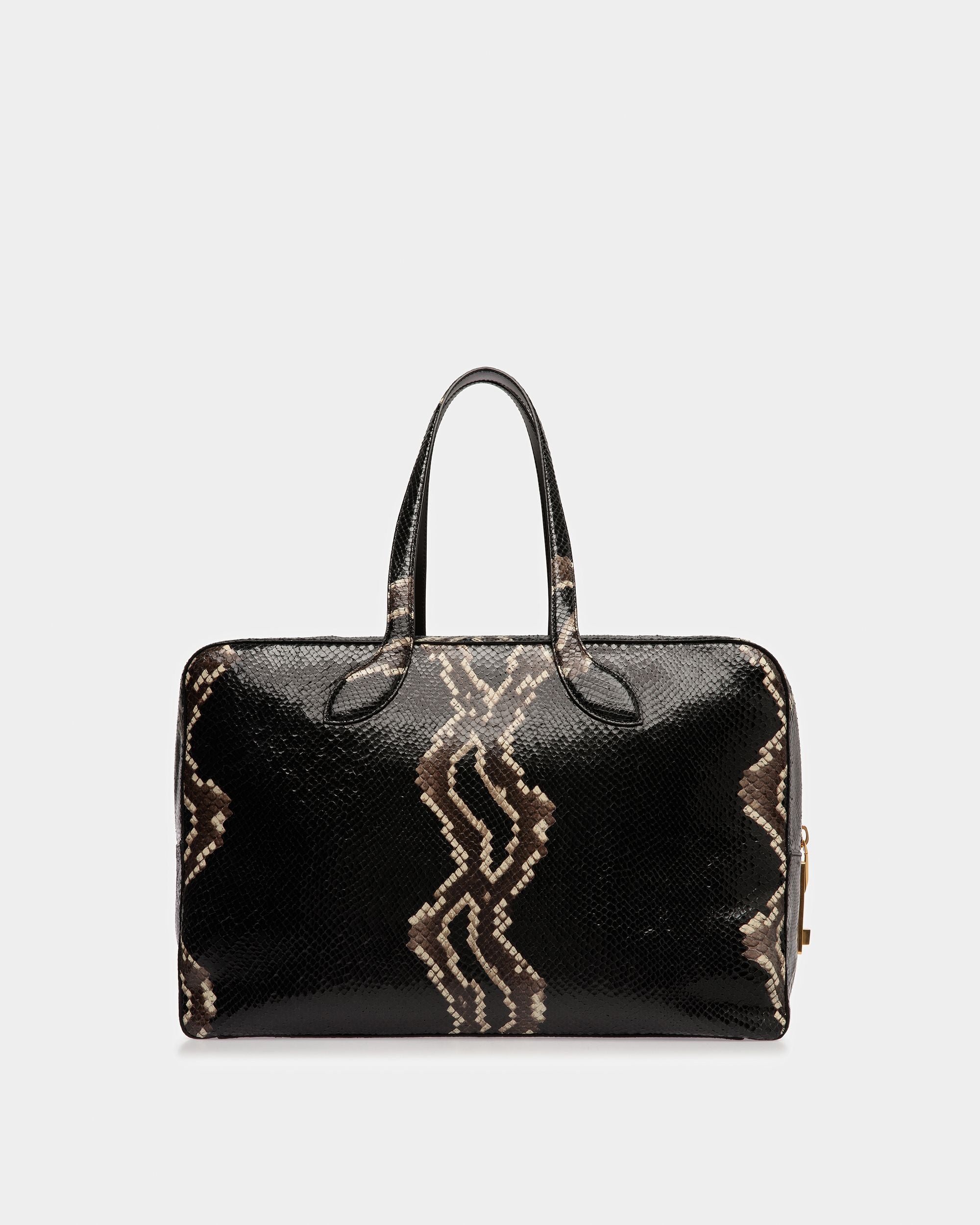 Sac De Week-end Lago Finition Imprimé Python - Homme - Bally - 03