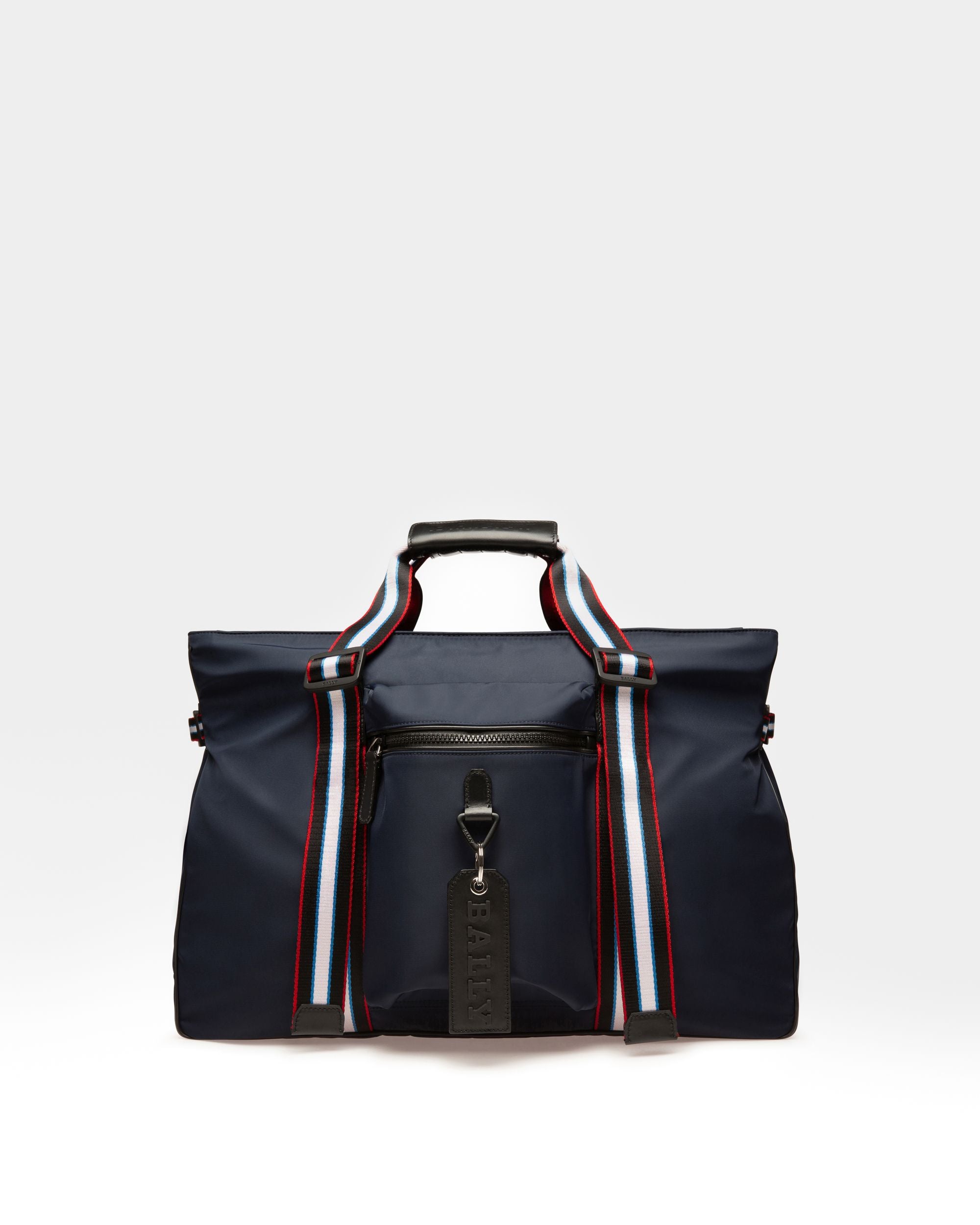 Colbeert Sac De Week-End En Cuir Encre Et Noir - Homme - Bally - 01