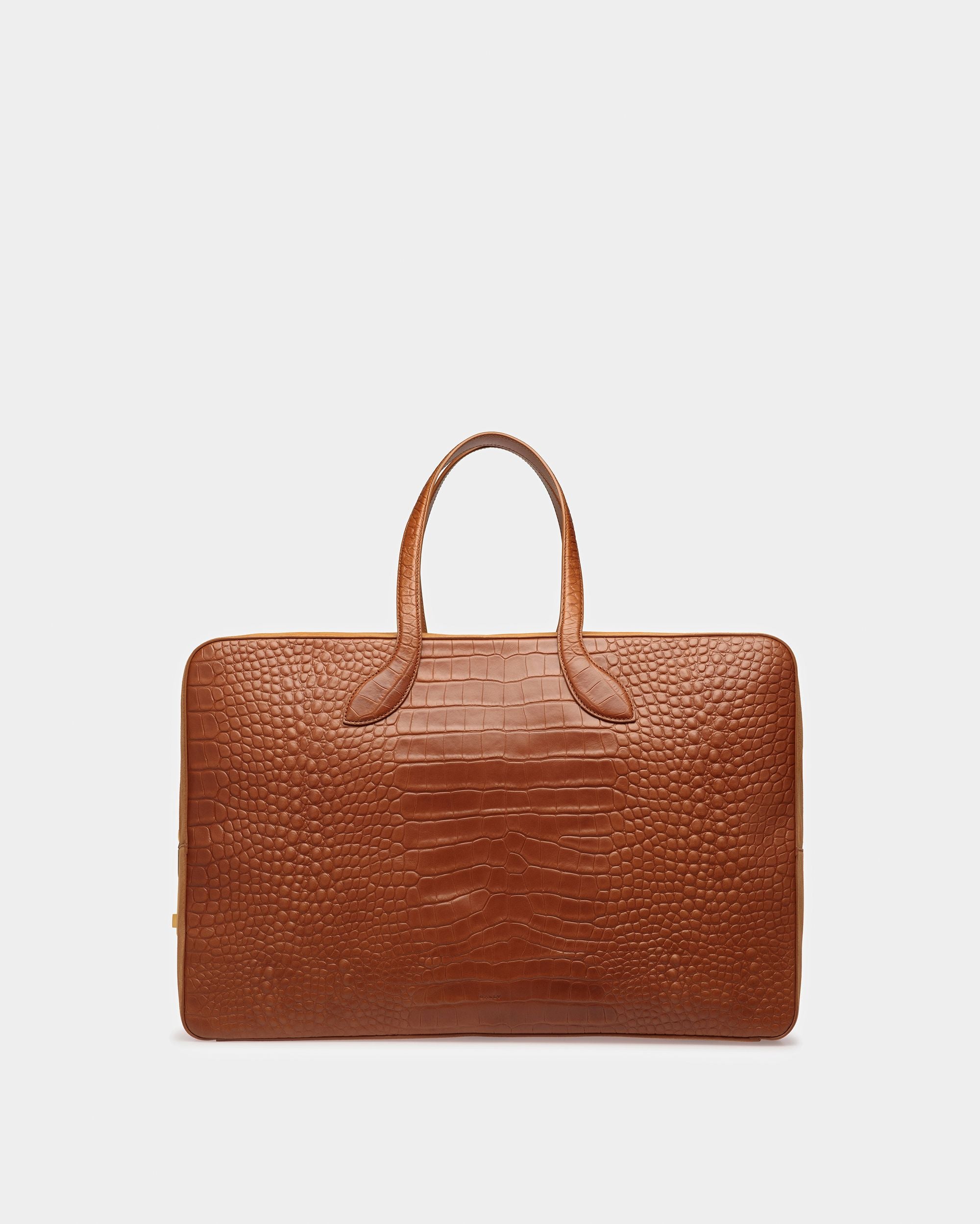 Weekender Grande Lago In Materiale Goffrato Cocco - Uomo - Bally - 01