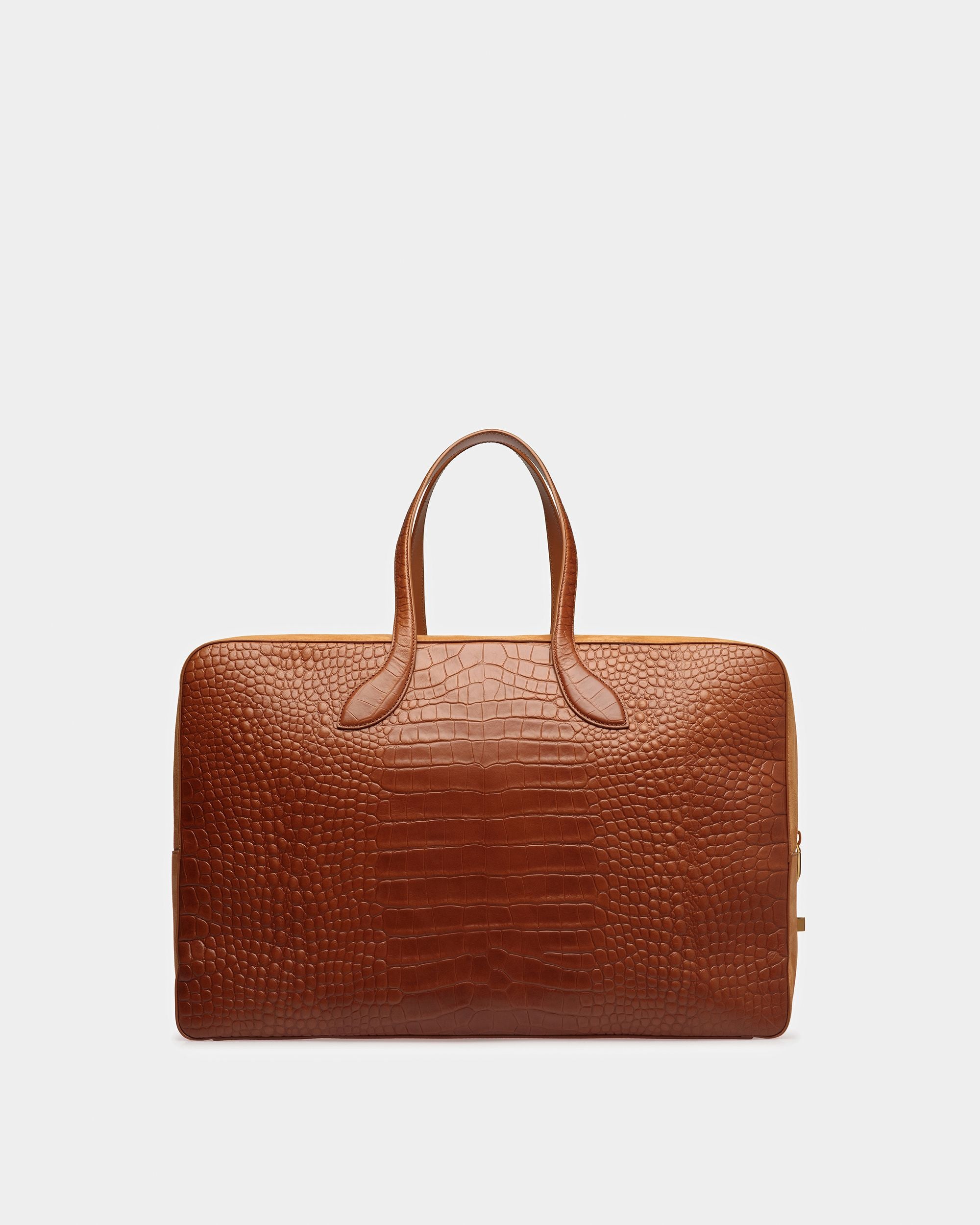 Weekender Grande Lago In Materiale Goffrato Cocco - Uomo - Bally - 03