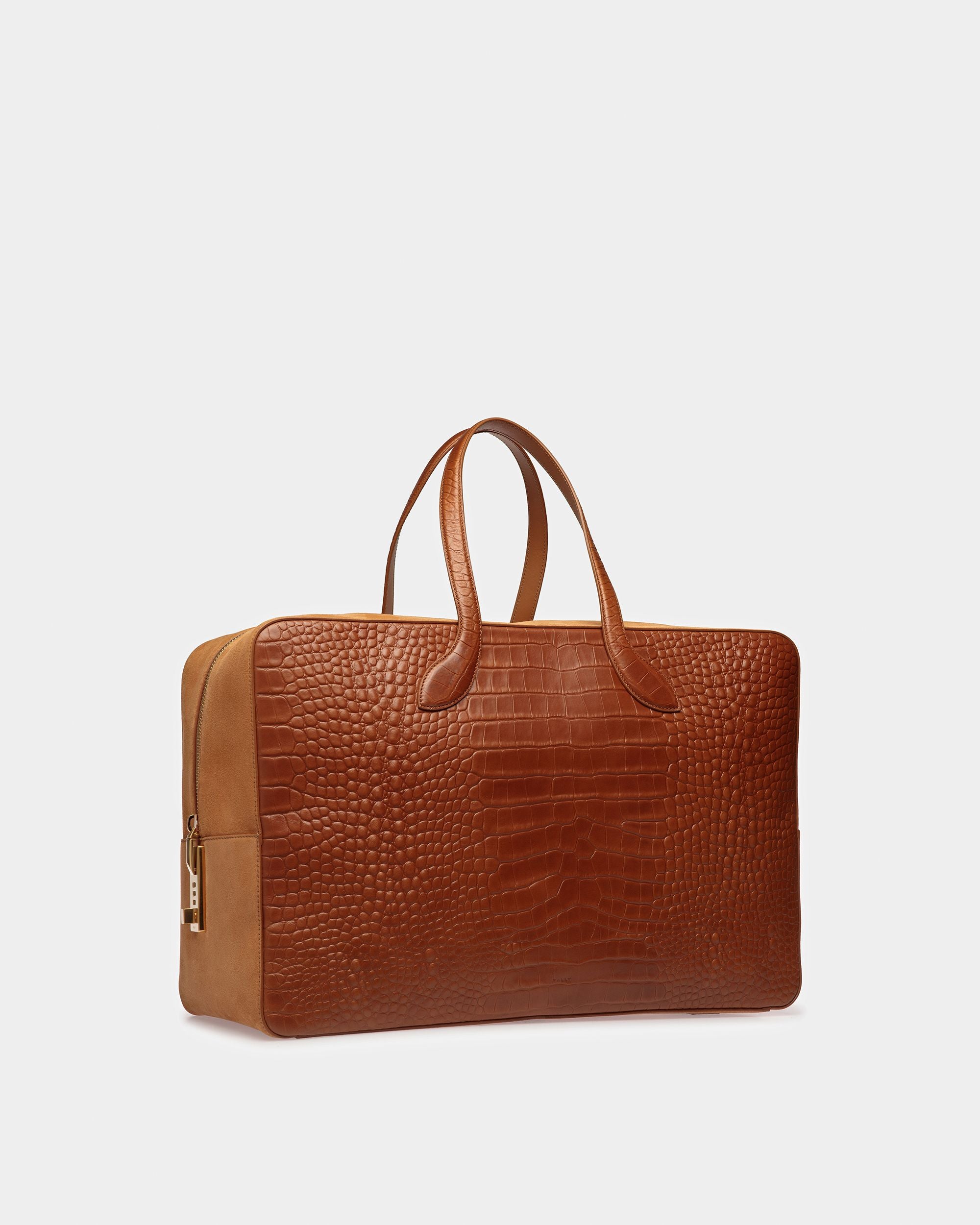 Weekender Grande Lago In Materiale Goffrato Cocco - Uomo - Bally - 04