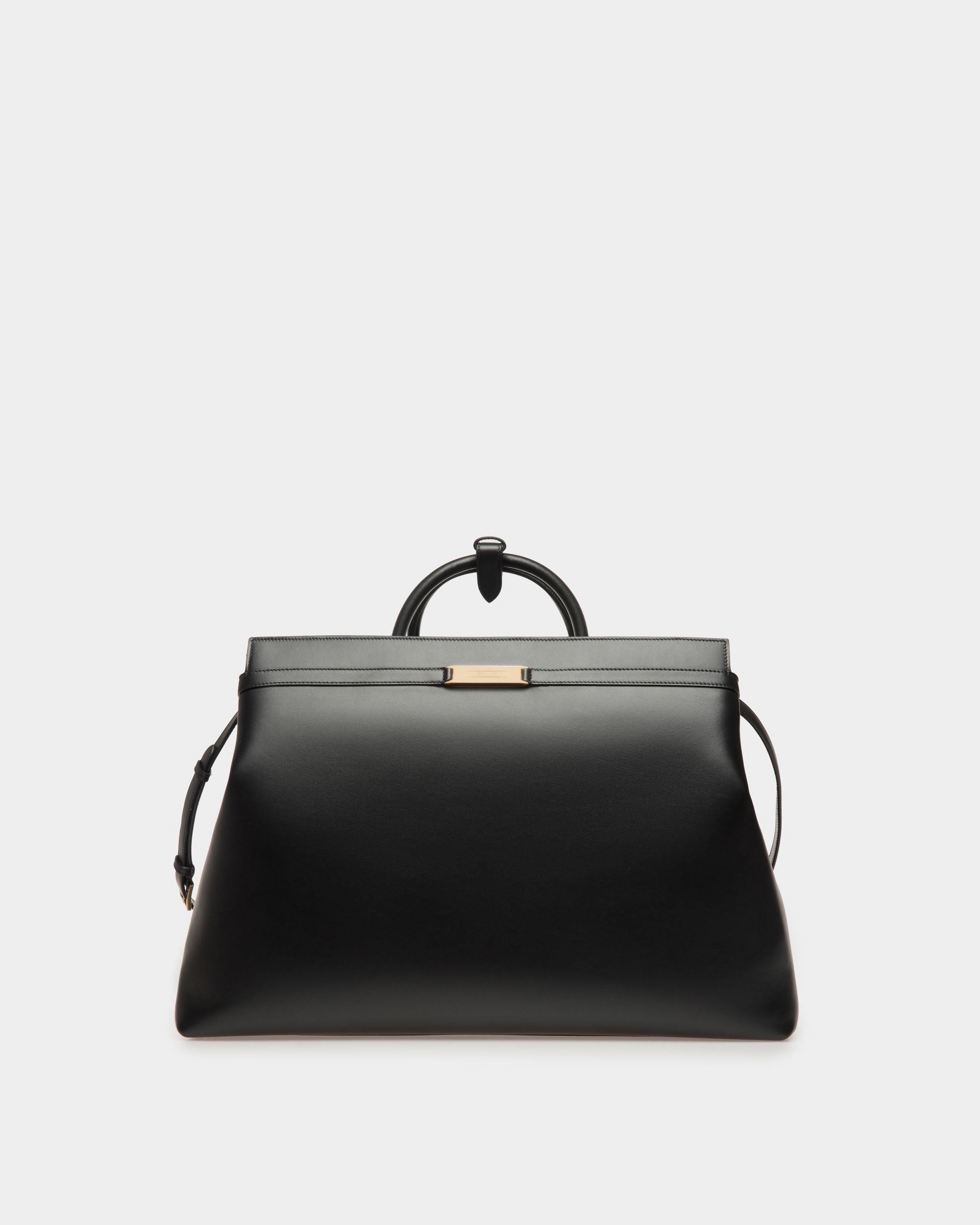 Deco Weekender in Black Leather - Men's - Bally - 01