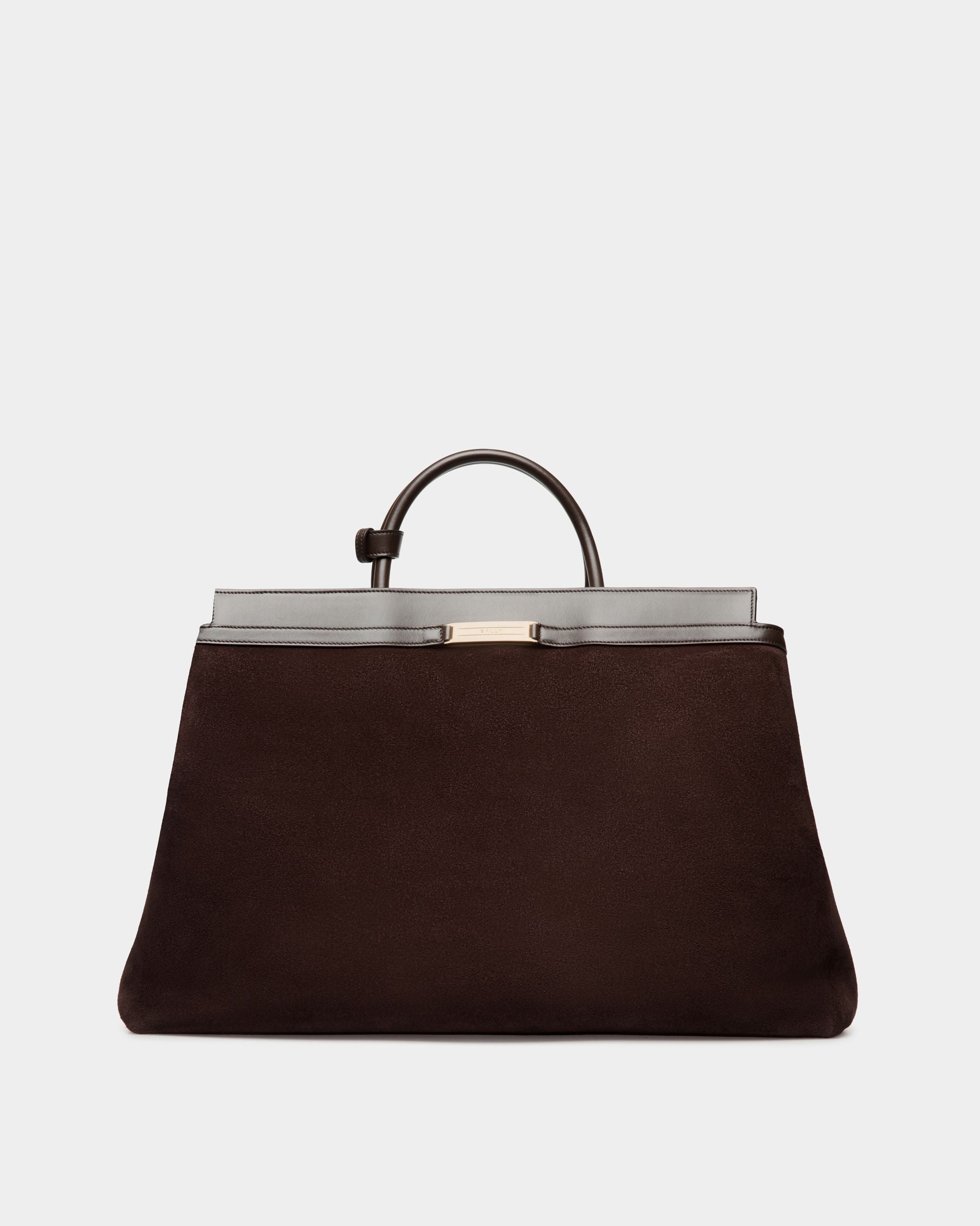 Deco Reisetasche Aus Veloursleder Und Leder In Ebenholz - Herren - Bally - 01