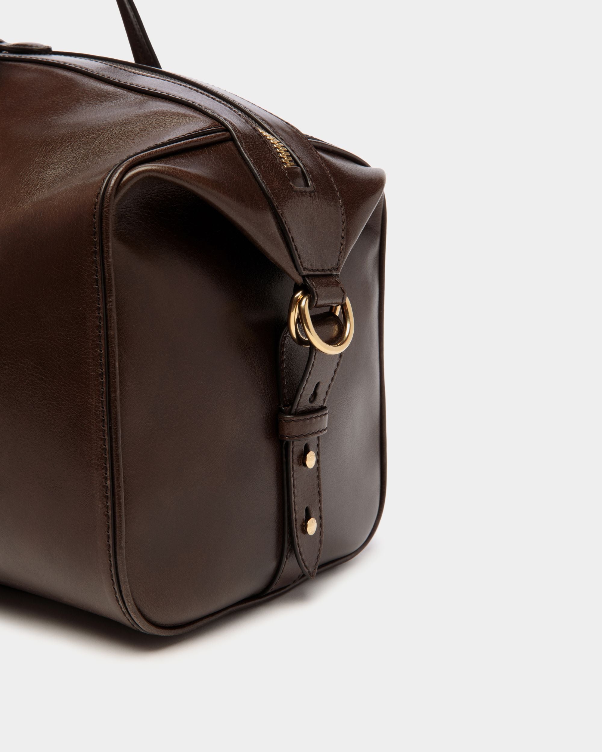 Beckett Reisetasche Aus Ebenholzfarbenem Leder - Homme - Bally - 05