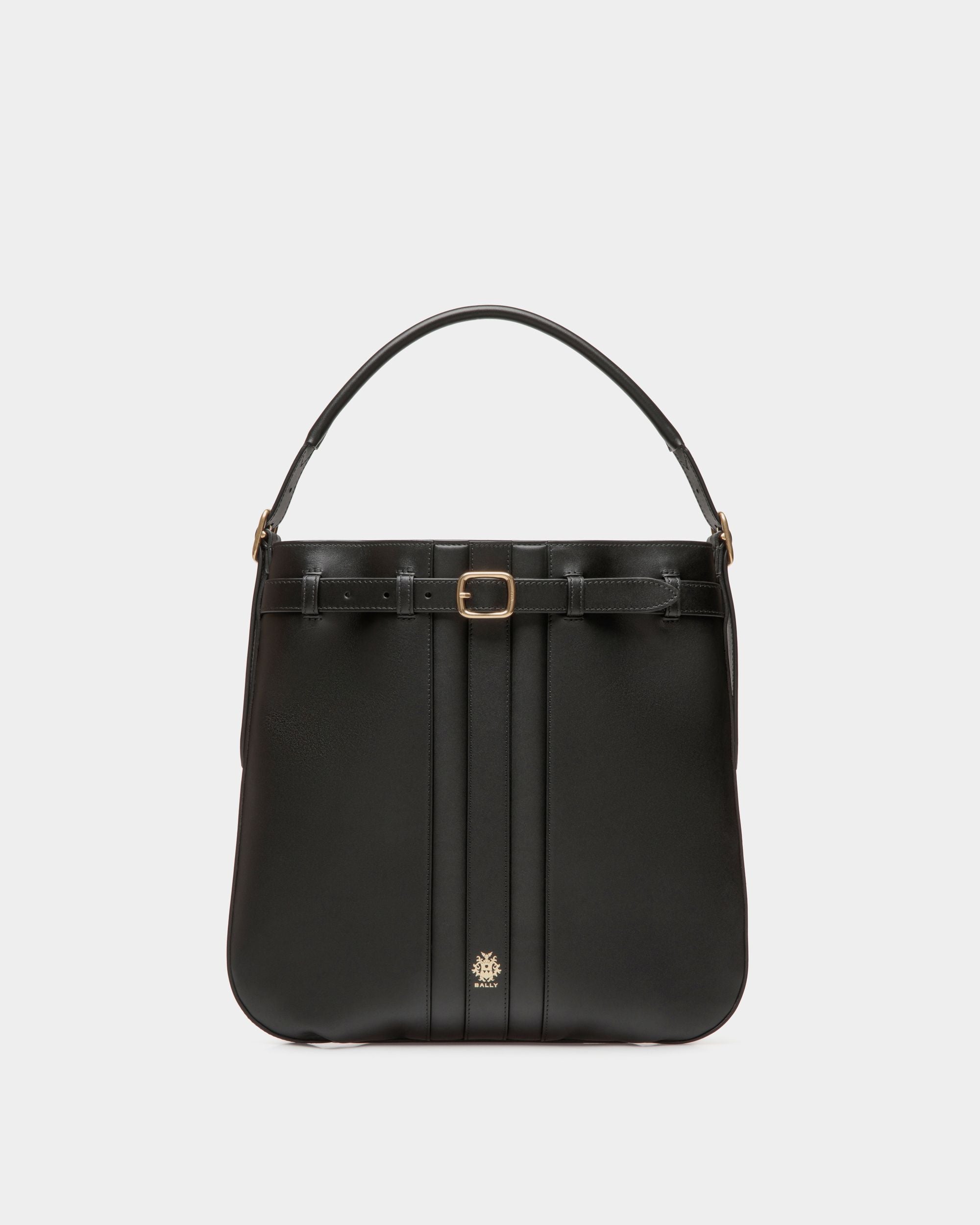 Beckett Crossbody Bag In Black Leather - Homme - Bally - 01