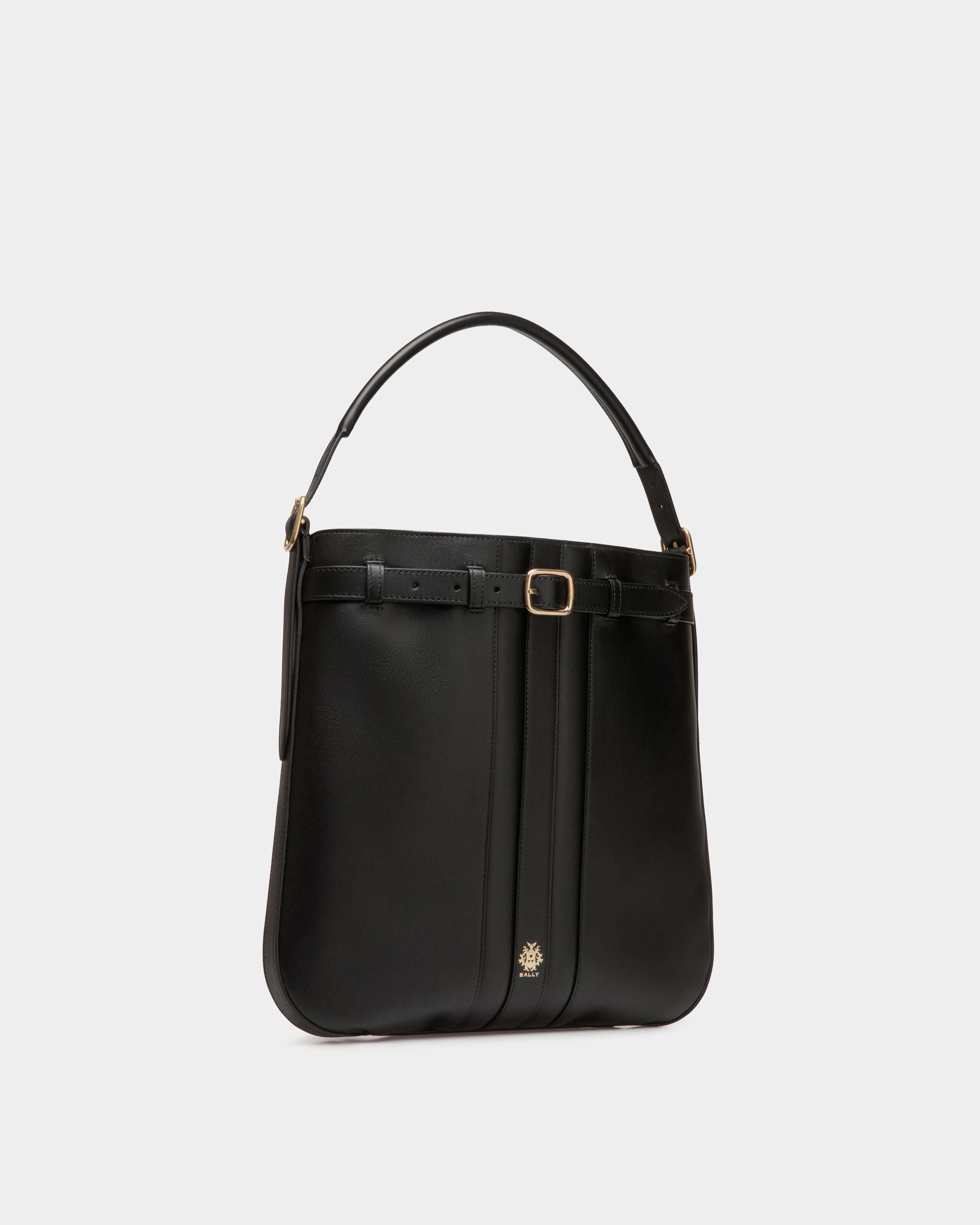 Beckett Crossbody Bag In Black Leather - Homme - Bally - 04