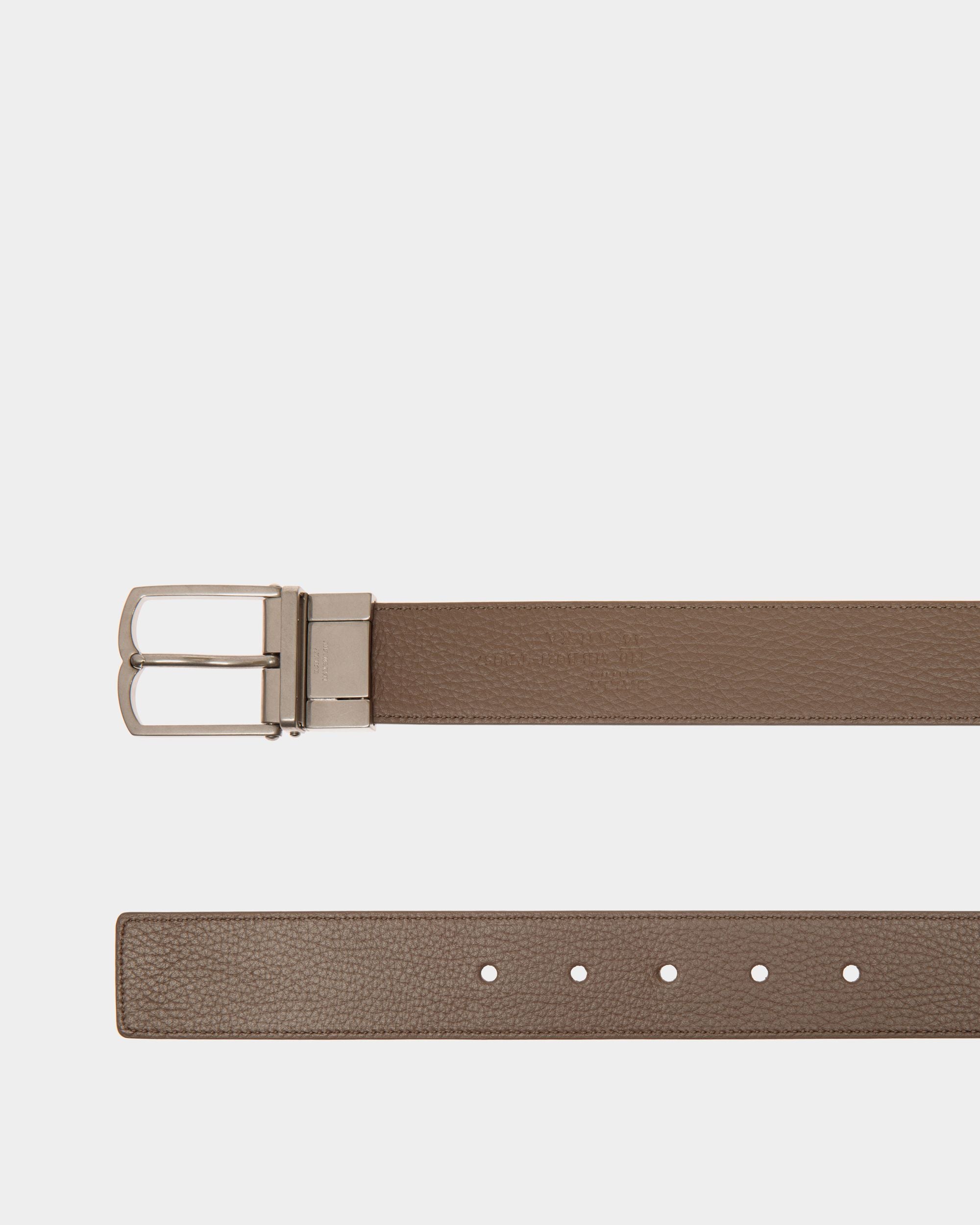 Country 35mm Reversible And Adjustable Belt in Pennant Motif And Leather - Men's - Bally - 03