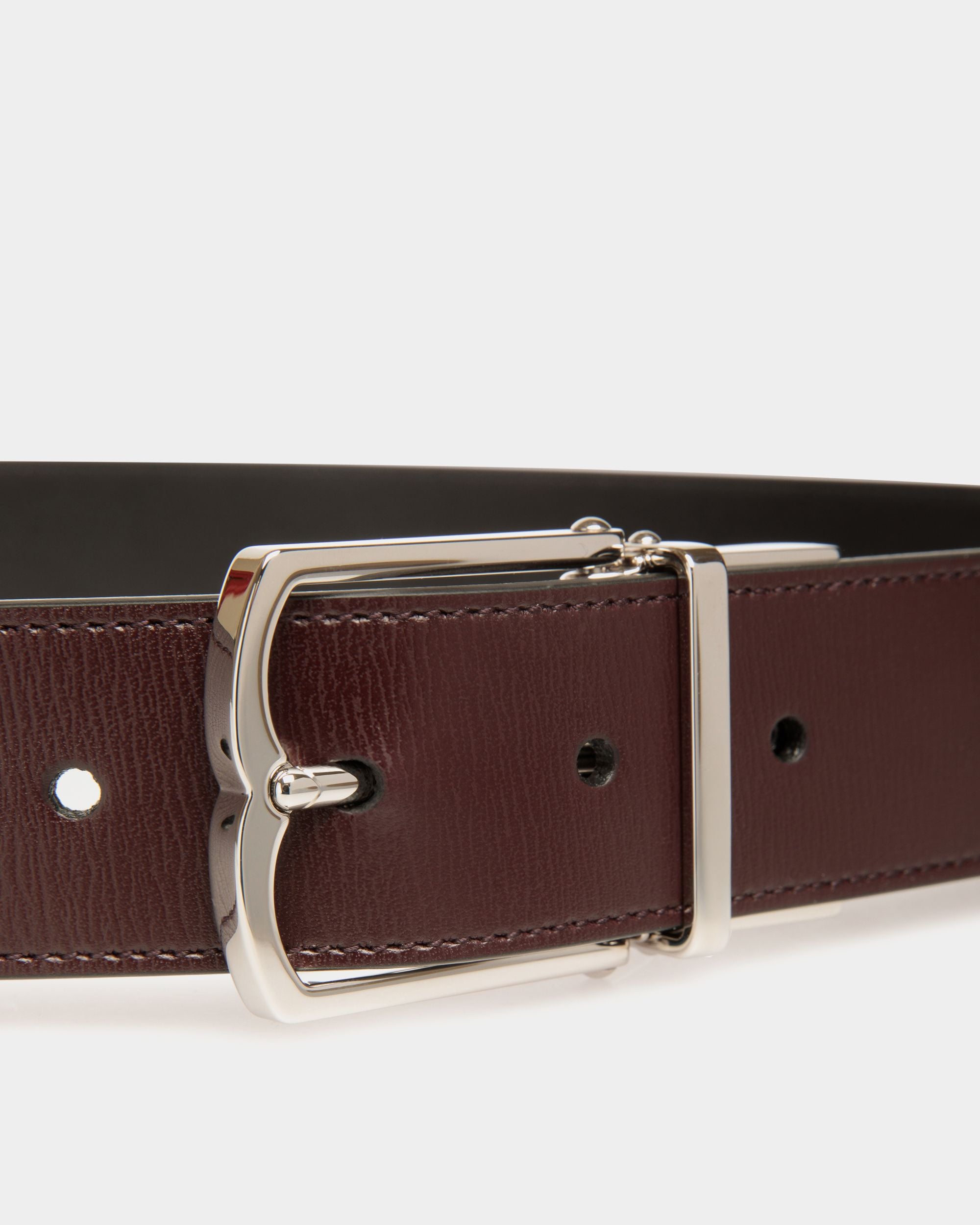 Country 35mm Reversible And Adjustable Belt In Brown Leather - Men's - Bally - 03