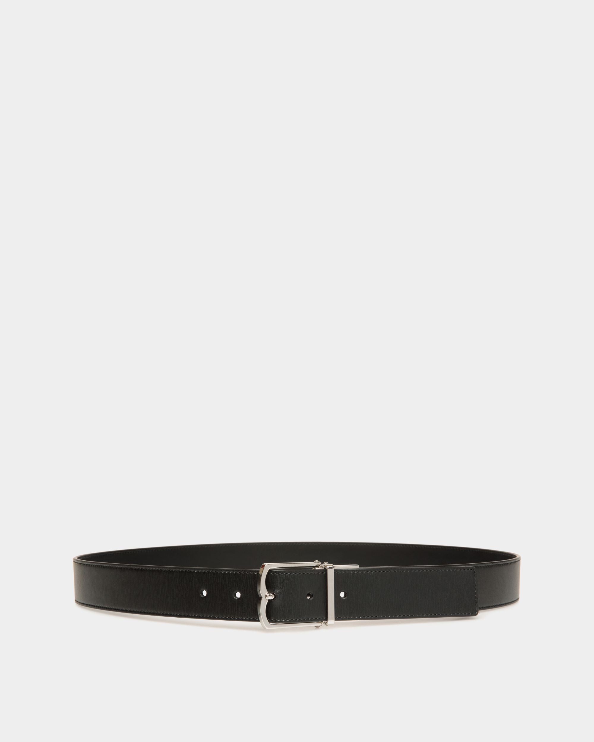 Country 35mm Reversible And Adjustable Belt In Black Leather - Men's - Bally - 01