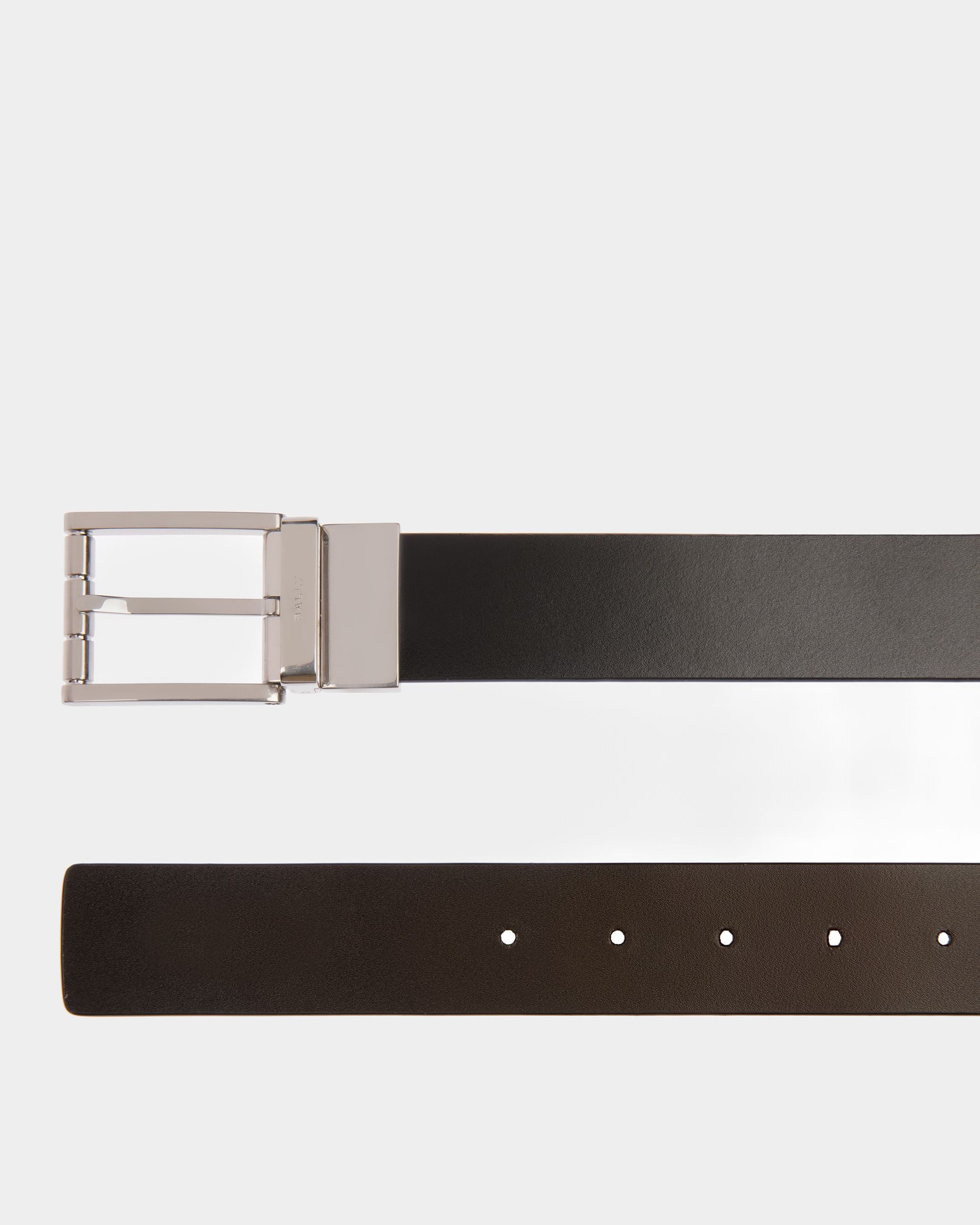 Anzuggürtel Aus Leder In Schwarz - Herren - Bally - 02
