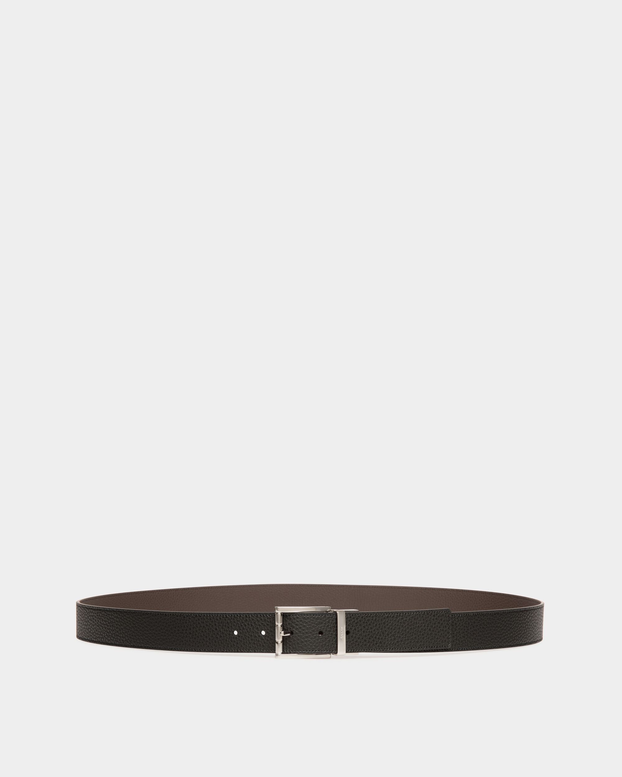 Astory 35 mm Verstellbarer Wendegürtel Aus Leder In Schwarz Und Braun - Herren - Bally - 01