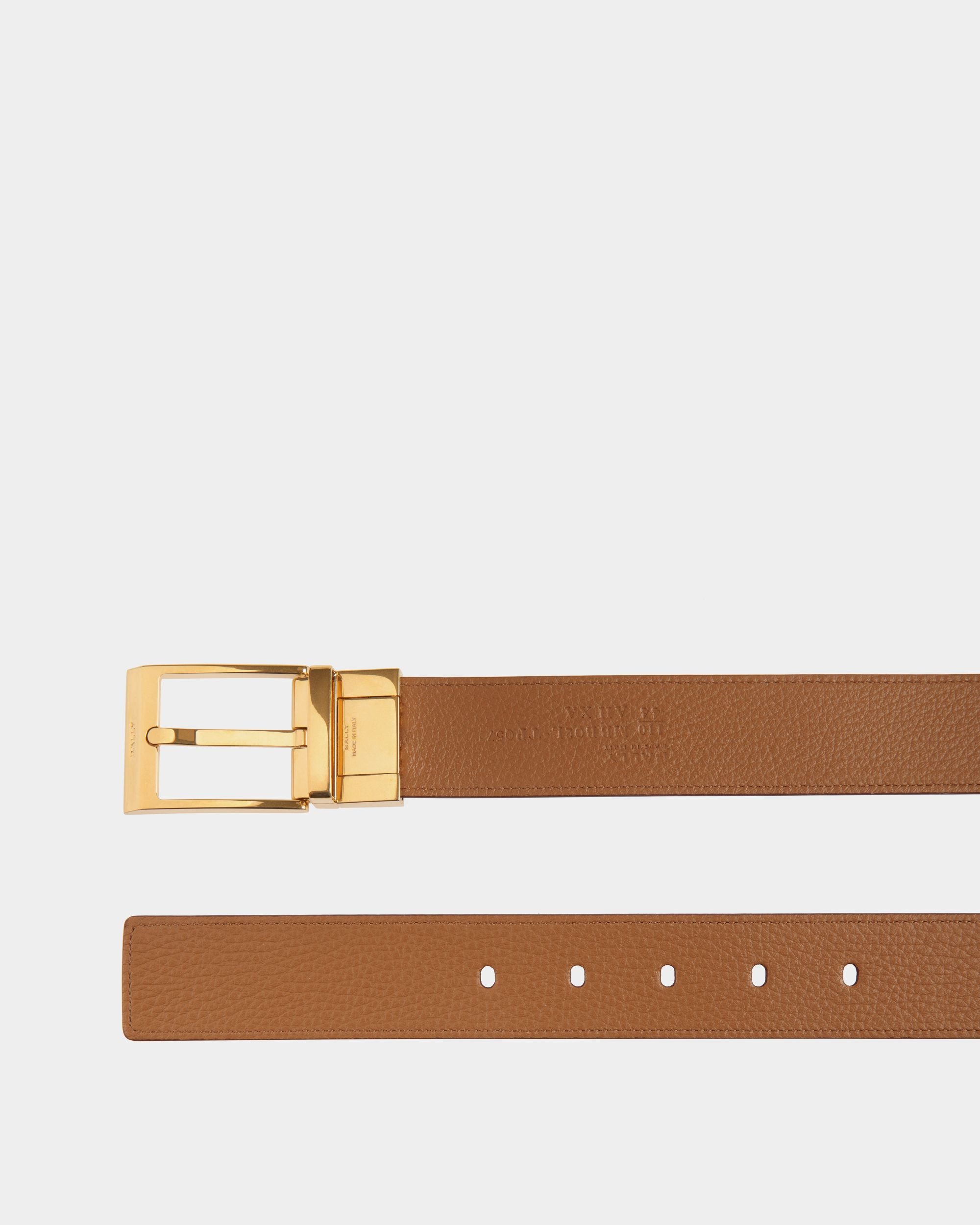 Shiffie 35mm Reversible and Adjustable Belt in a Desert Pennant Print - Men's - Bally - 02