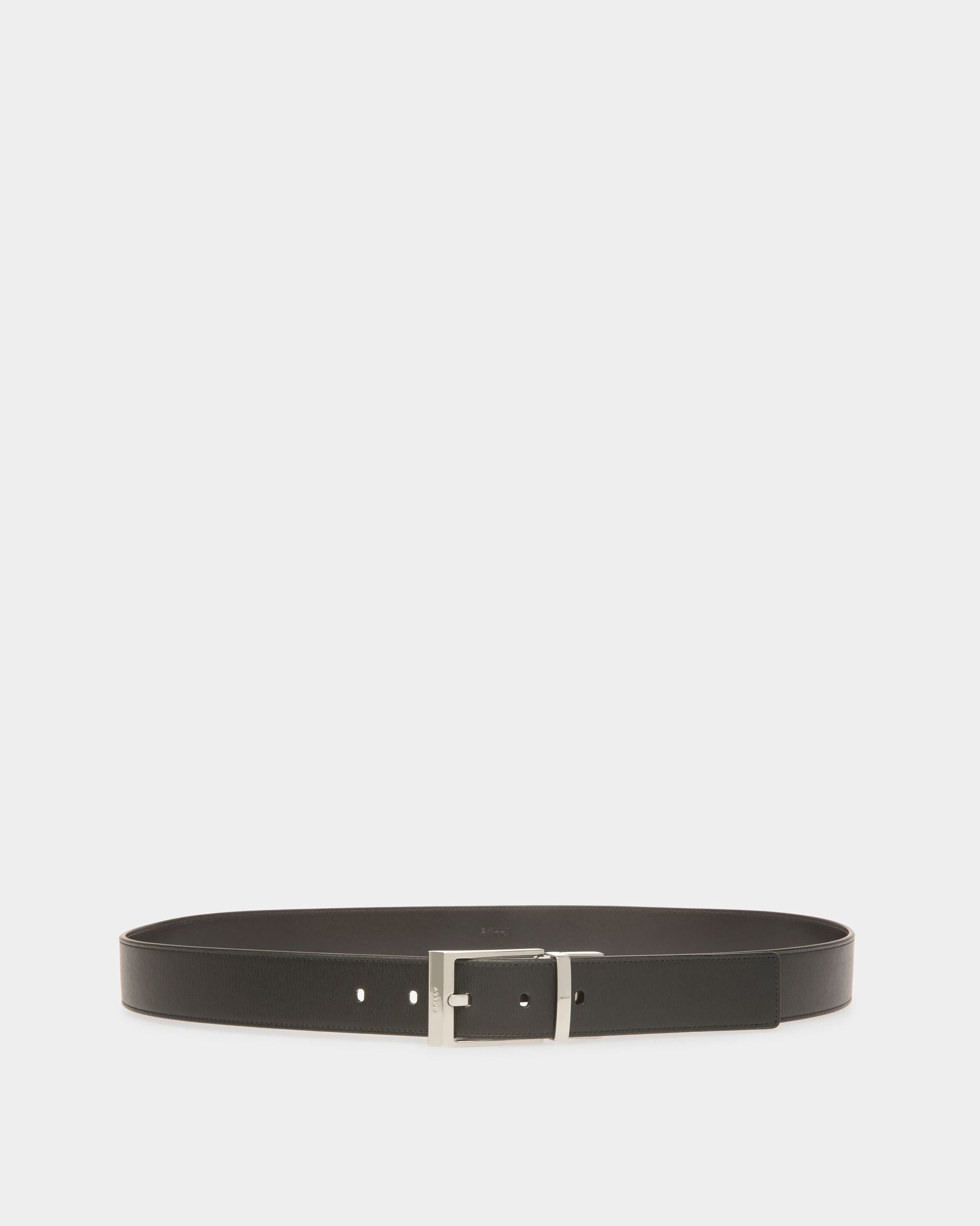 Cintura Per Abito In Pelle Nera - Uomo - Bally - 01