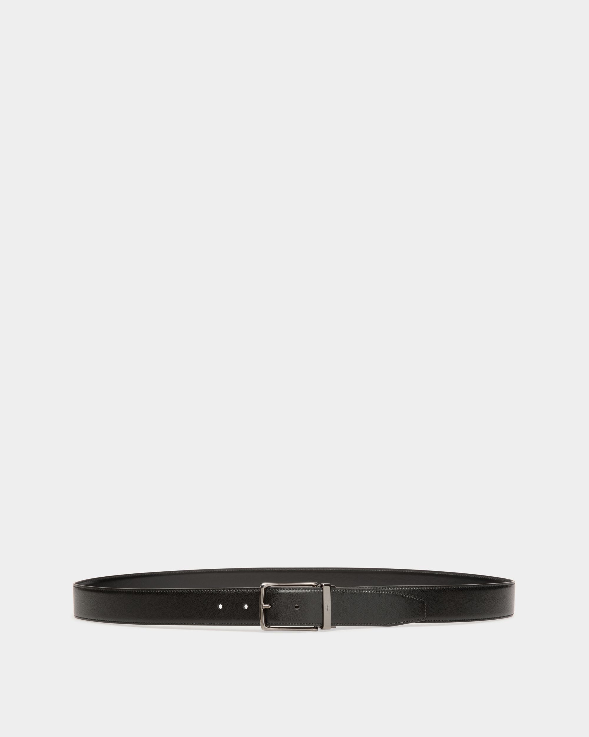 Ketter 35mm Adjustable and Reversible Belt in Black Leather - Men's - Bally - 01