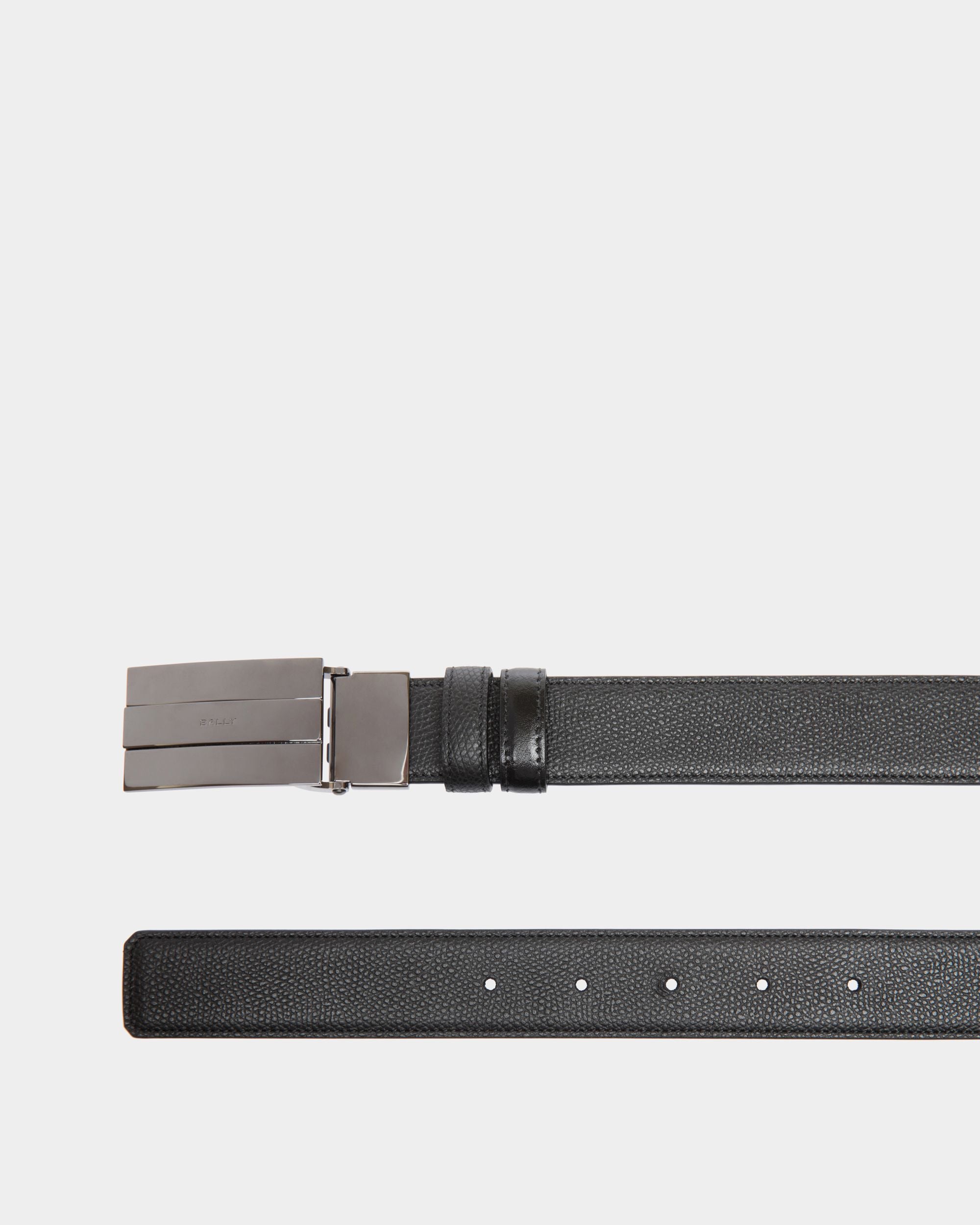 Dress Adjustable-Reversible Belt In Multicolor  Leather - Herren - Bally - 02