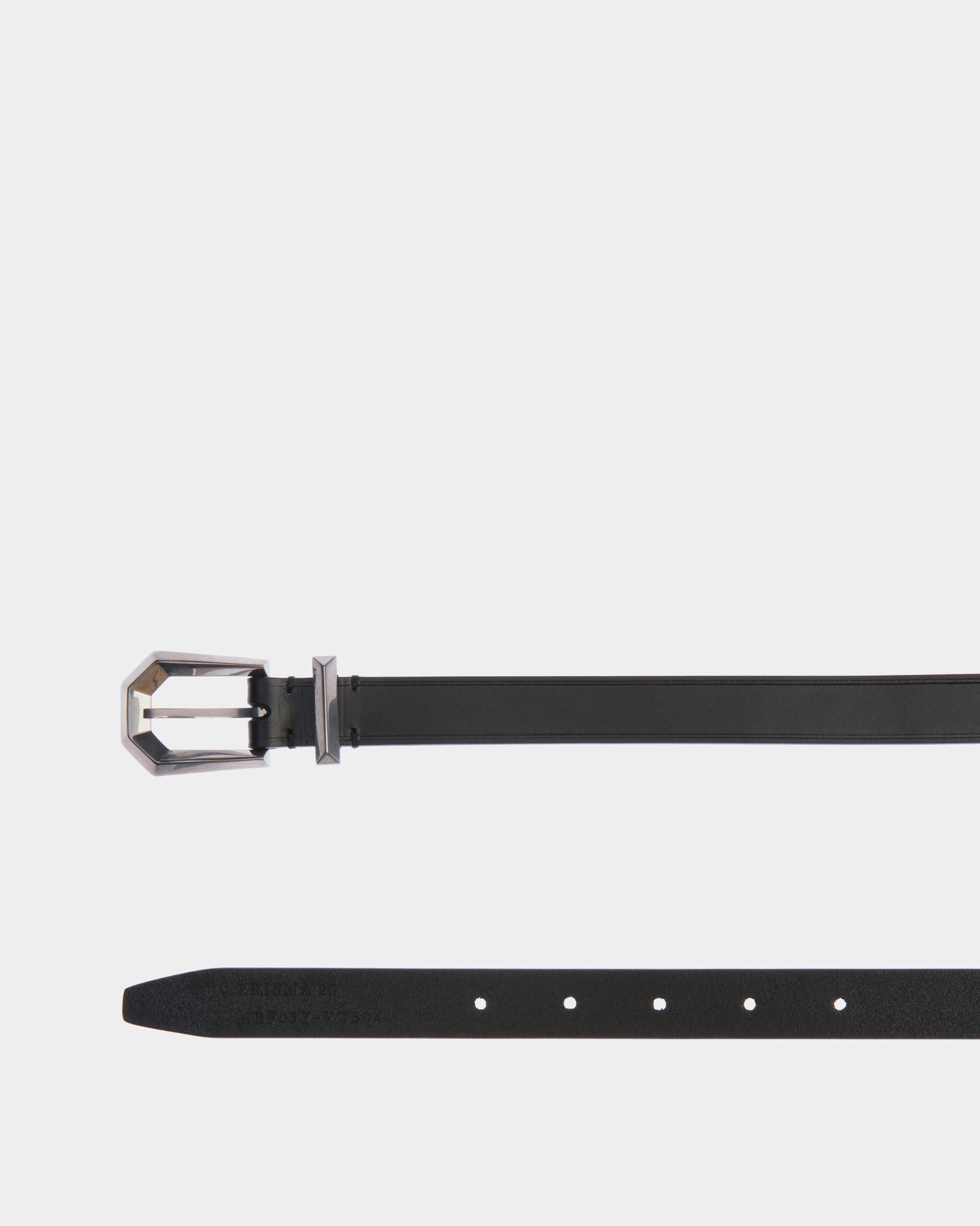 Prisma 20 mm Gürtel Aus Leder In Schwarz - Herren - Bally - 02