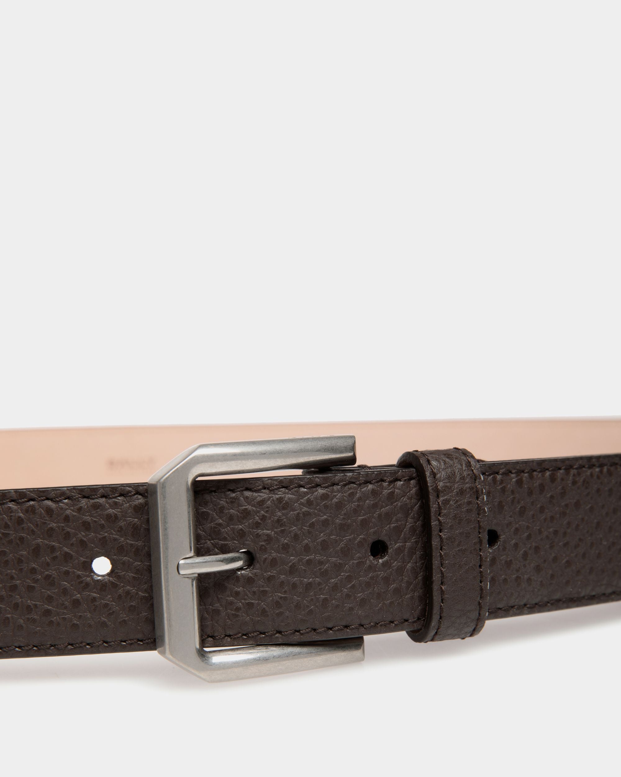 Carl 30mm Belt In Brown Leather - Men's - Bally - 03