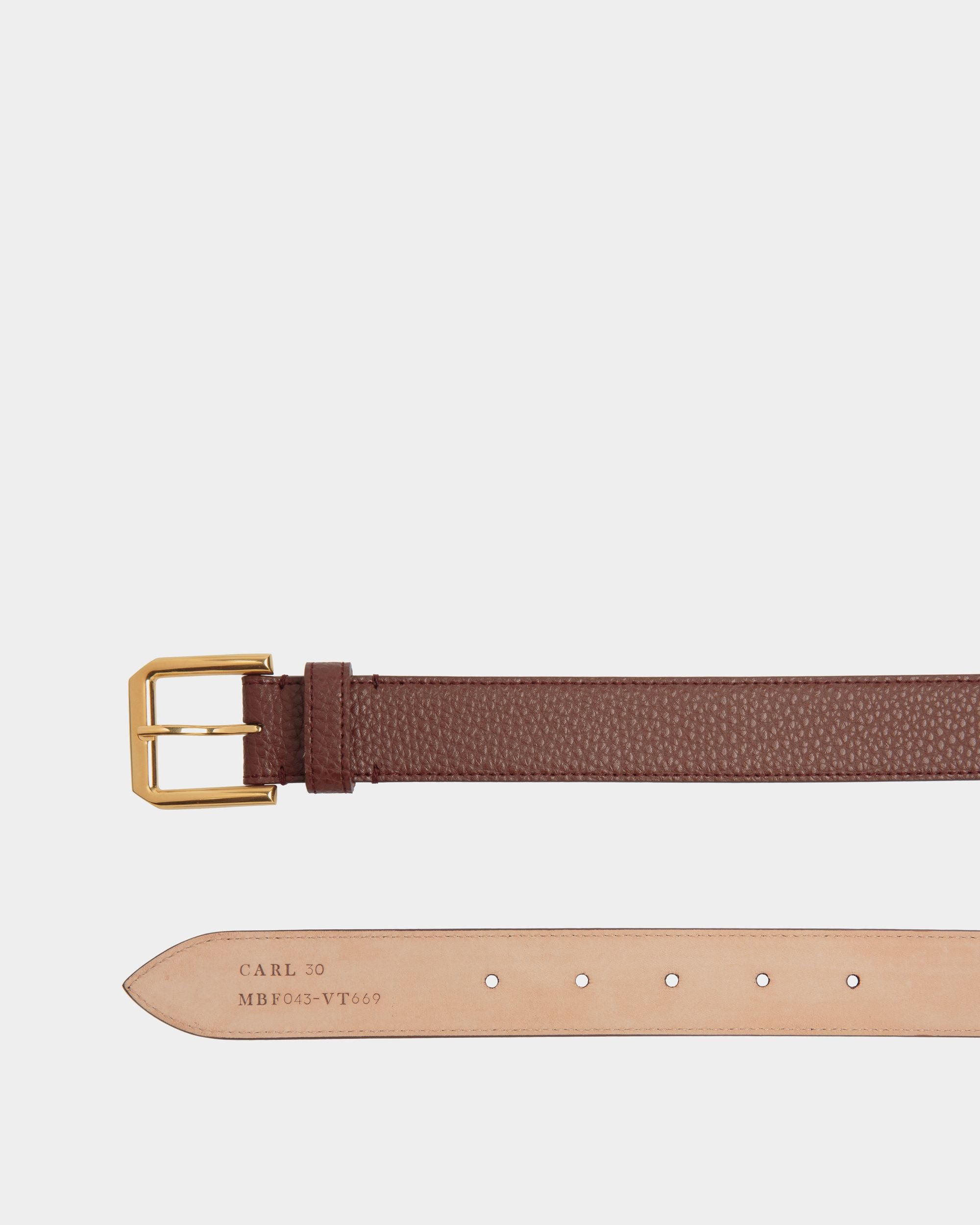 Carl 30 Mm Gürtel Aus Leder In Braun - Herren - Bally - 02