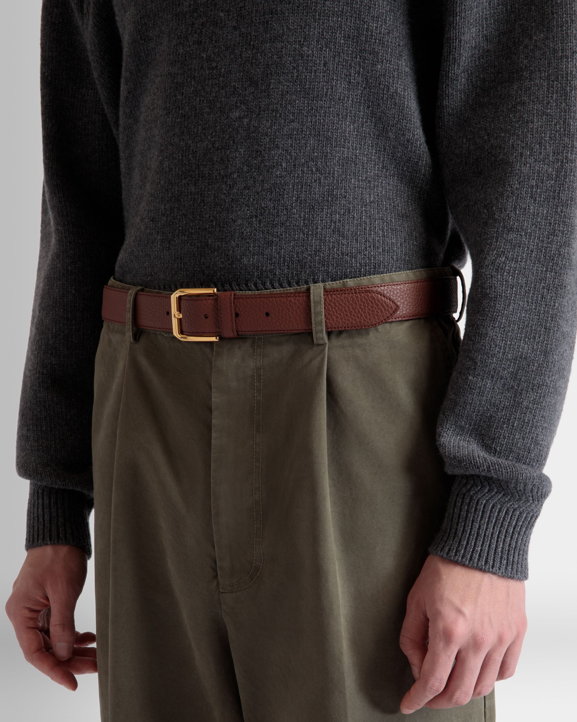 Carl 30 Mm Gürtel Aus Leder In Braun - Herren - Bally - 04