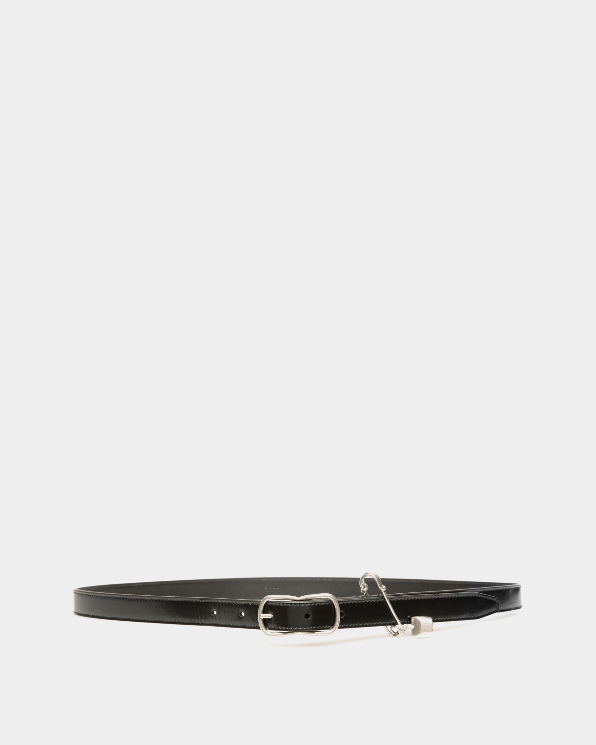 Gürtel Loto Pin 20 mm Aus Leder In Schwarz - Herren - Bally - 01