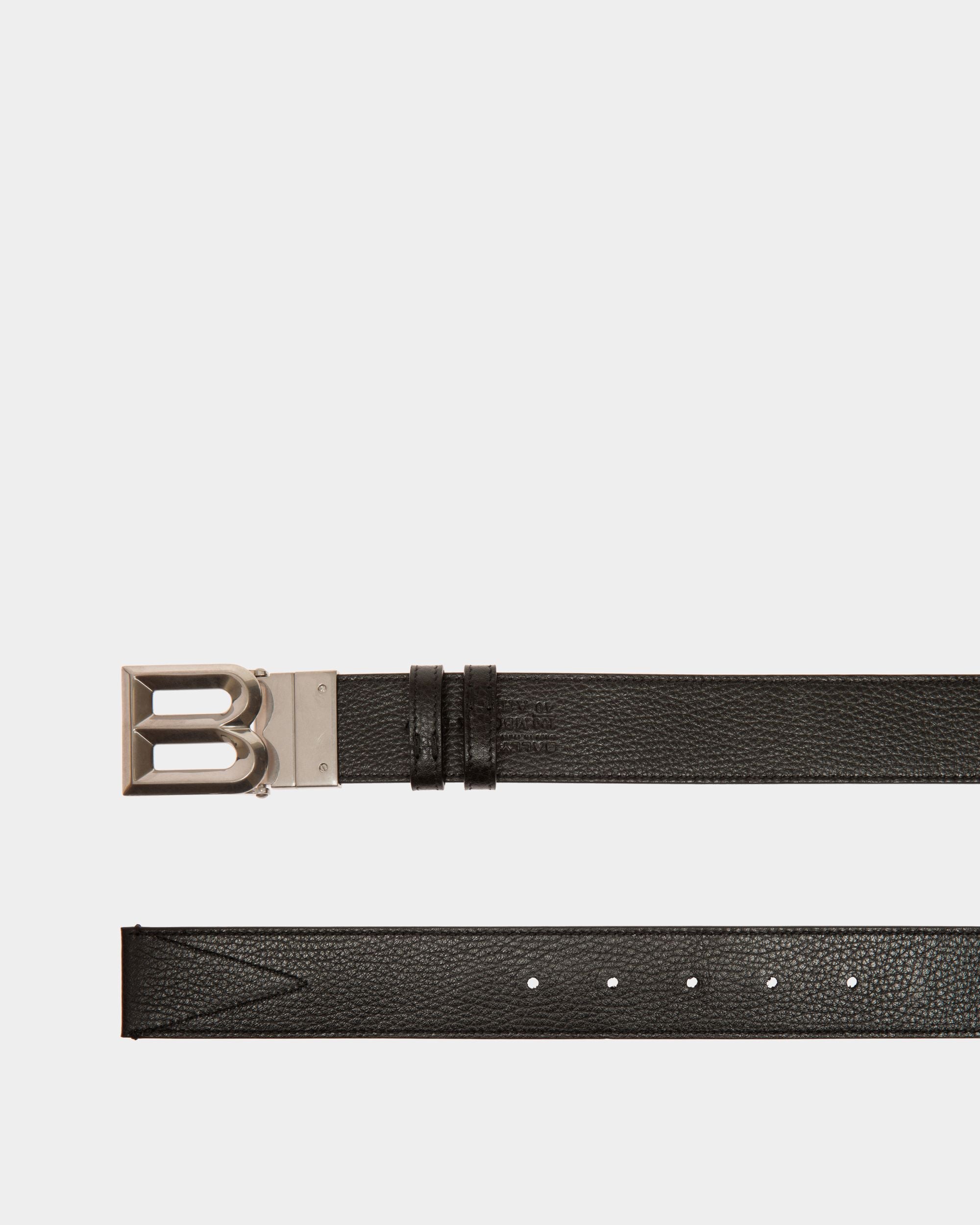 Ceinture B Bold 35 mm Réversible En Tissu Et Cuir - Homme - Bally - 03