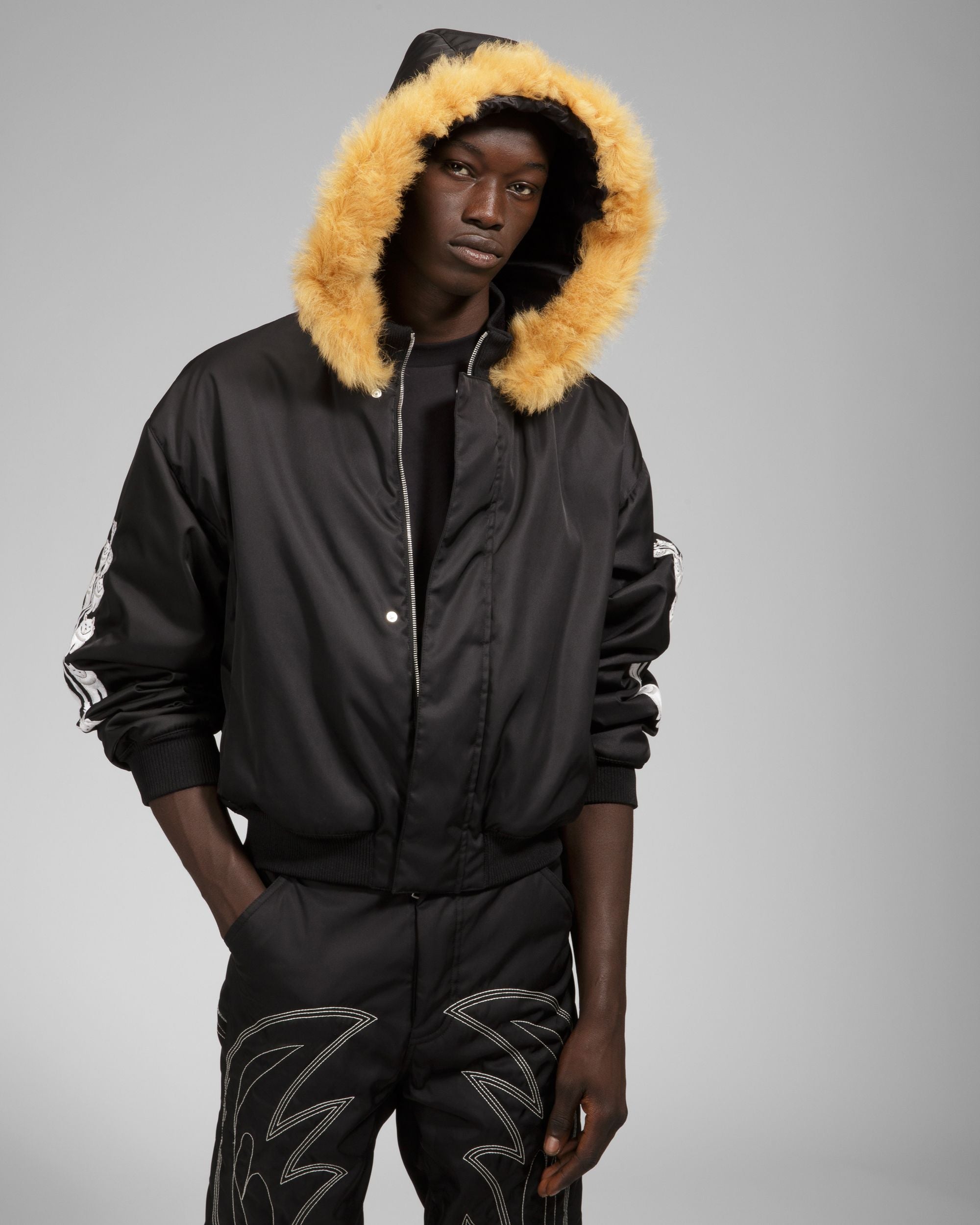 Bomberjacke Mit Shearling-Kapuze - Herren - Bally - 03