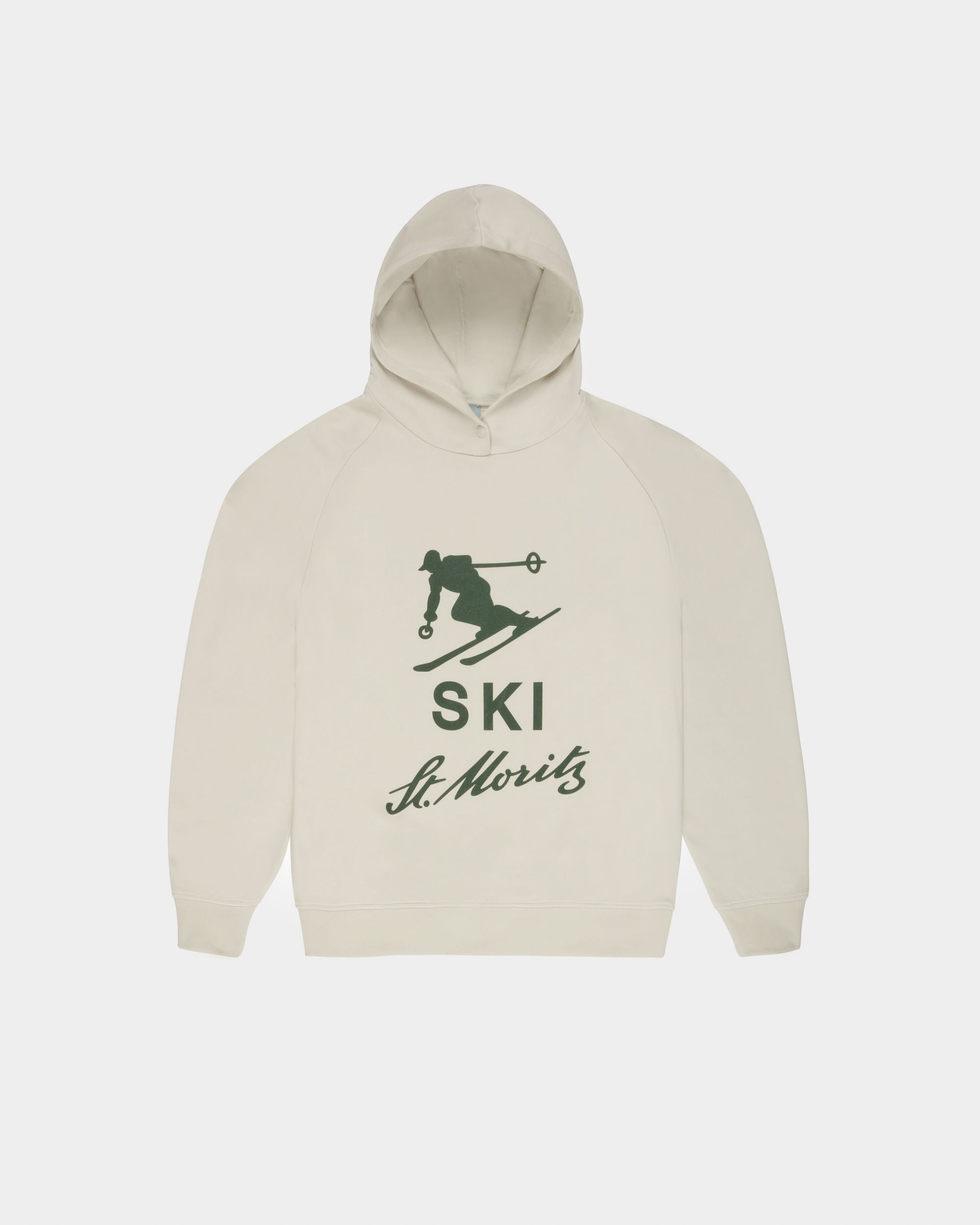 Hoodie Ski St Moritz Baumwoll-Sweatshirt In Grau - Herren - Bally - 01