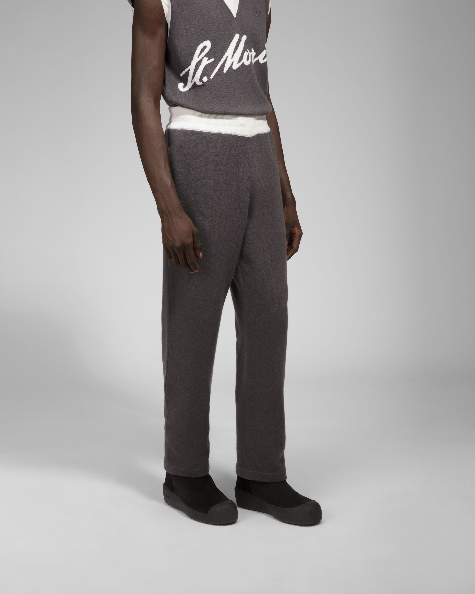 Pantalone Jogger In Cachemire Grigio - Uomo - Bally - 03