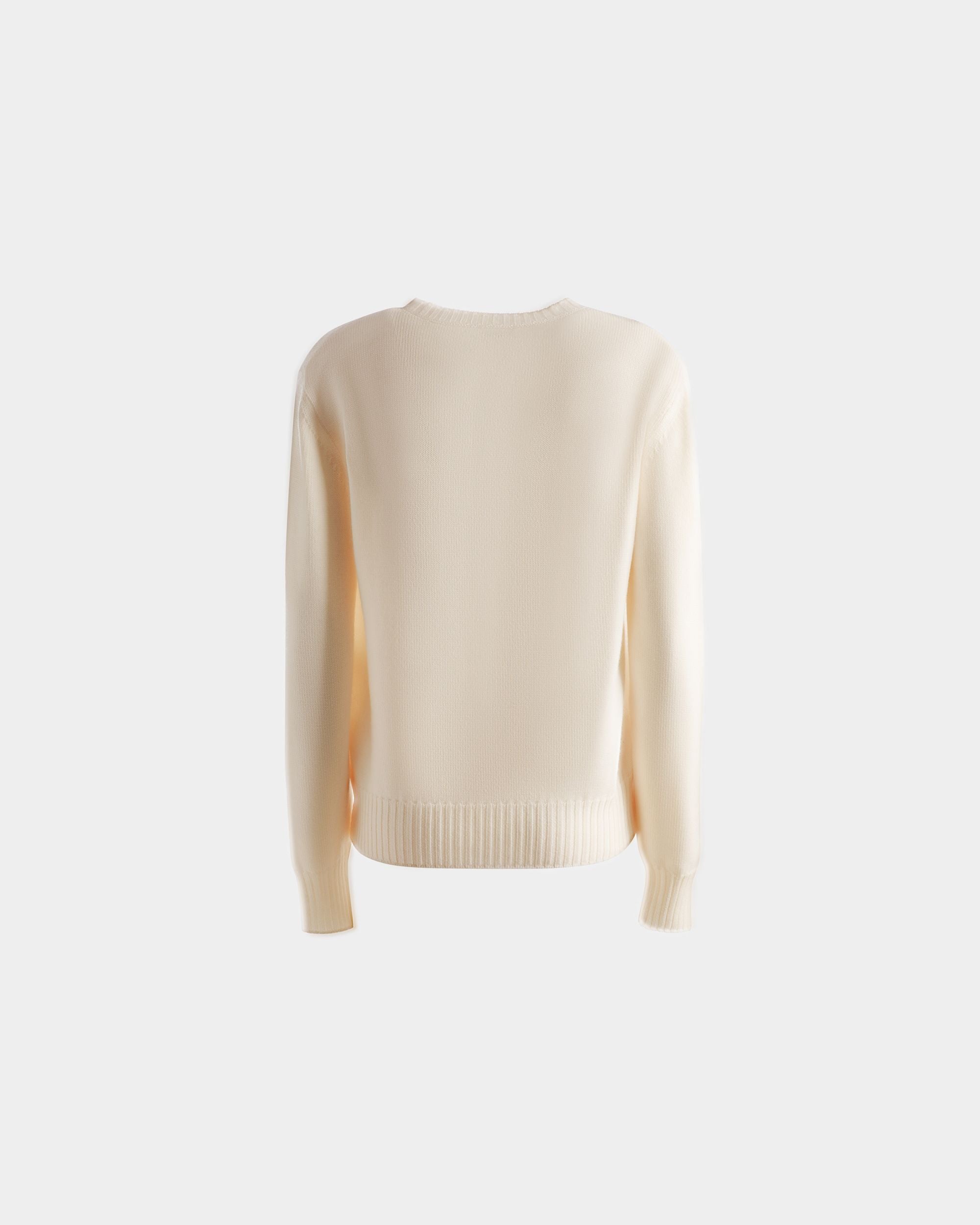 Pull En Laine Blanche - Homme - Bally - 02