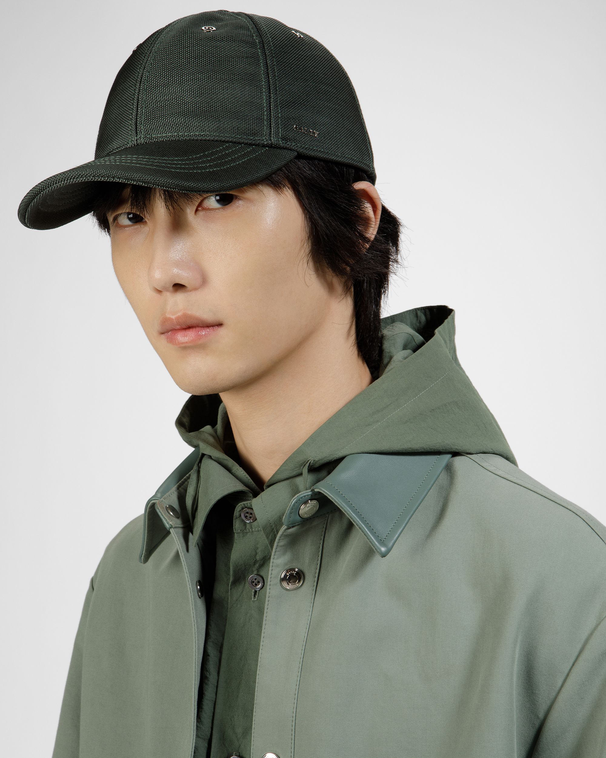 Casquette De Baseball Couleur Sauge - Homme - Bally - 05