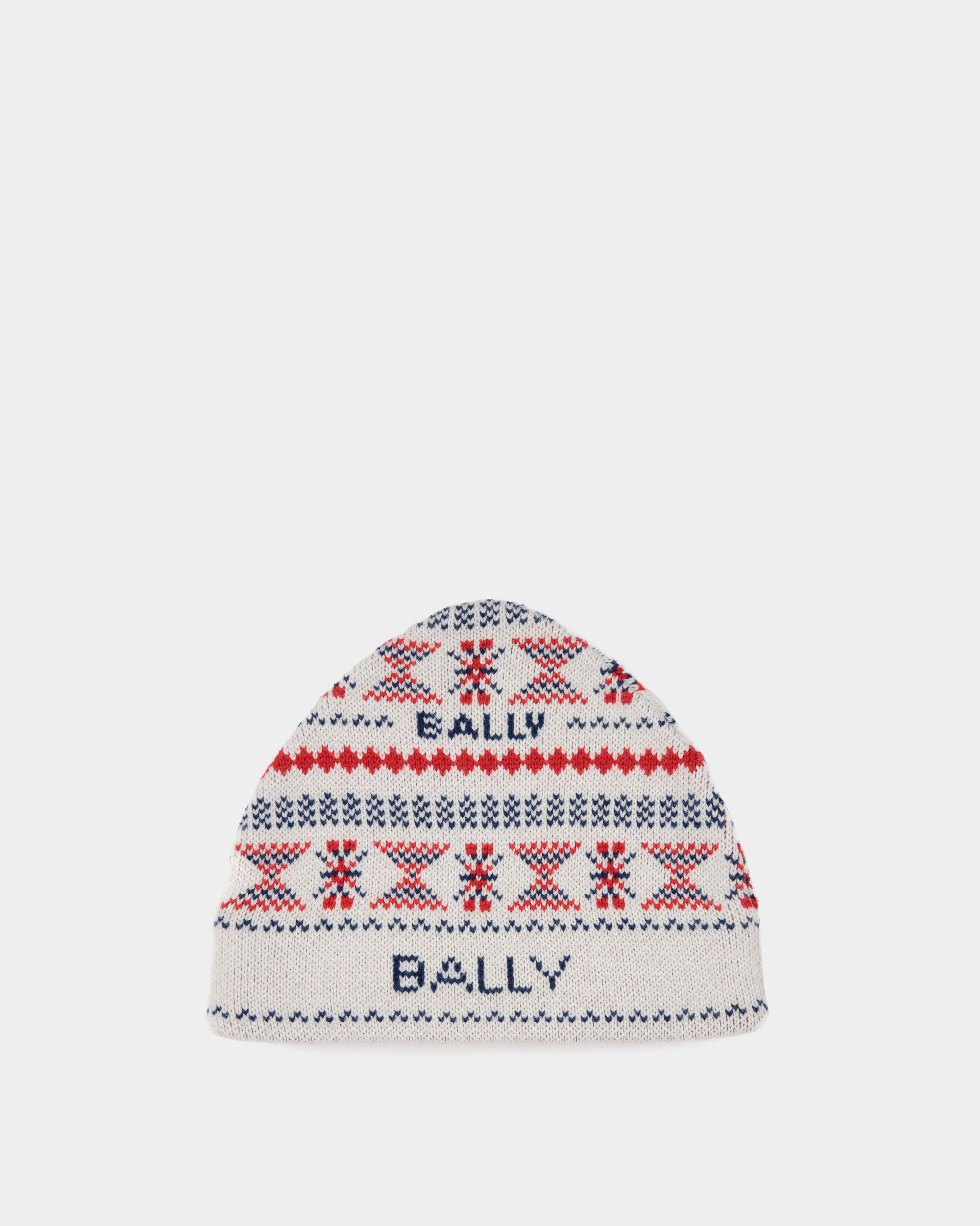 Bonnet Moutain En Laine Multicolore - Homme - Bally - 01