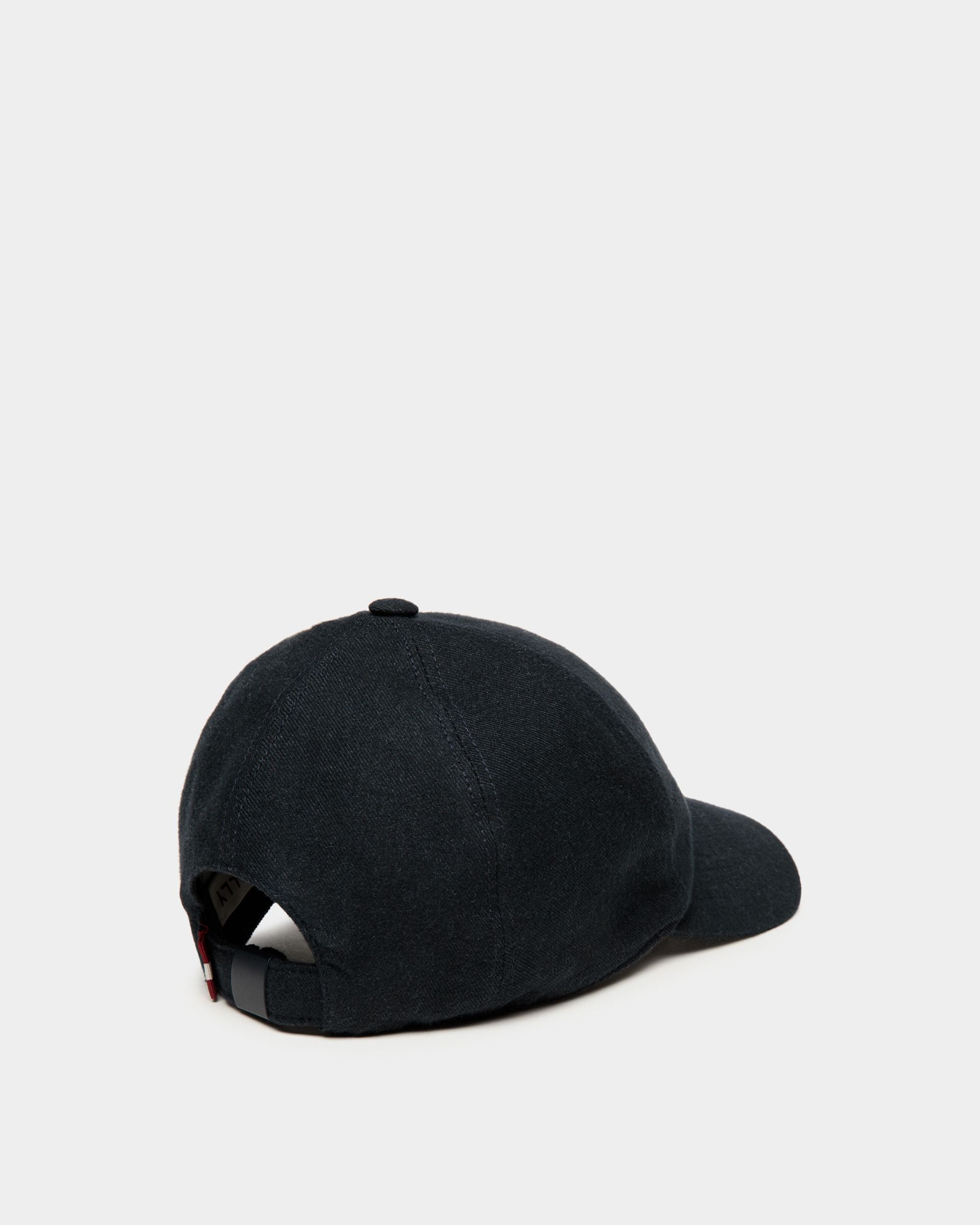 Cappellino In Cotone Navy Blue Con Logo - Uomo - Bally - 02
