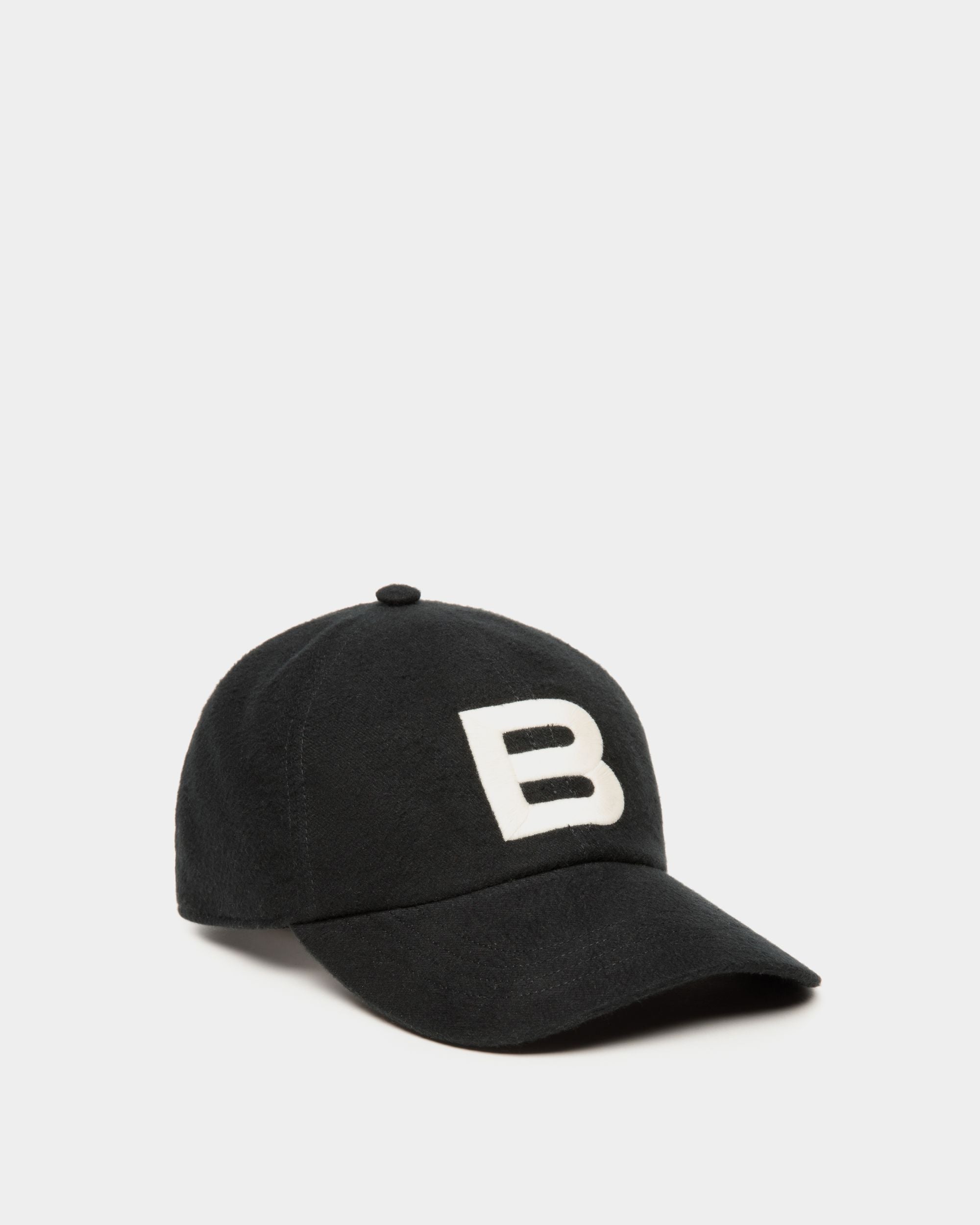 Baseballmütze Aus Baumwolle In Schwarz Mit Logo - Homme - Bally - 01