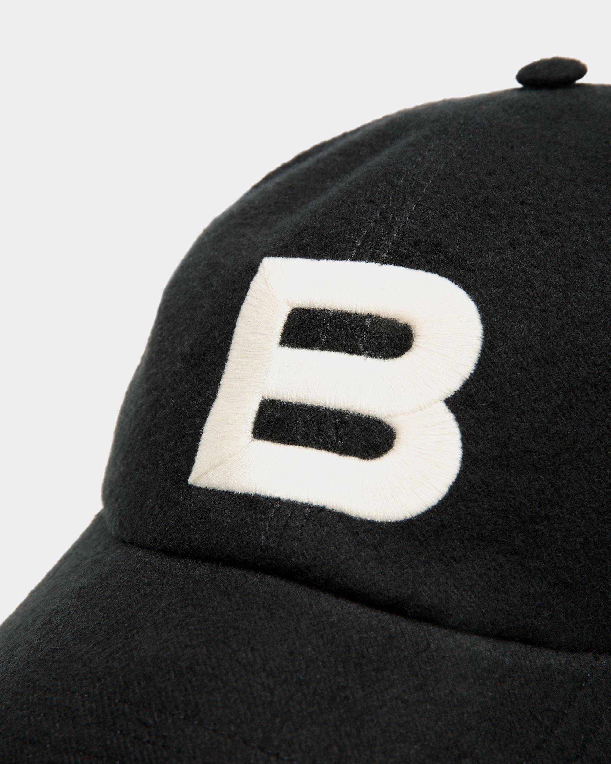Baseballmütze Aus Baumwolle In Schwarz Mit Logo - Homme - Bally - 03