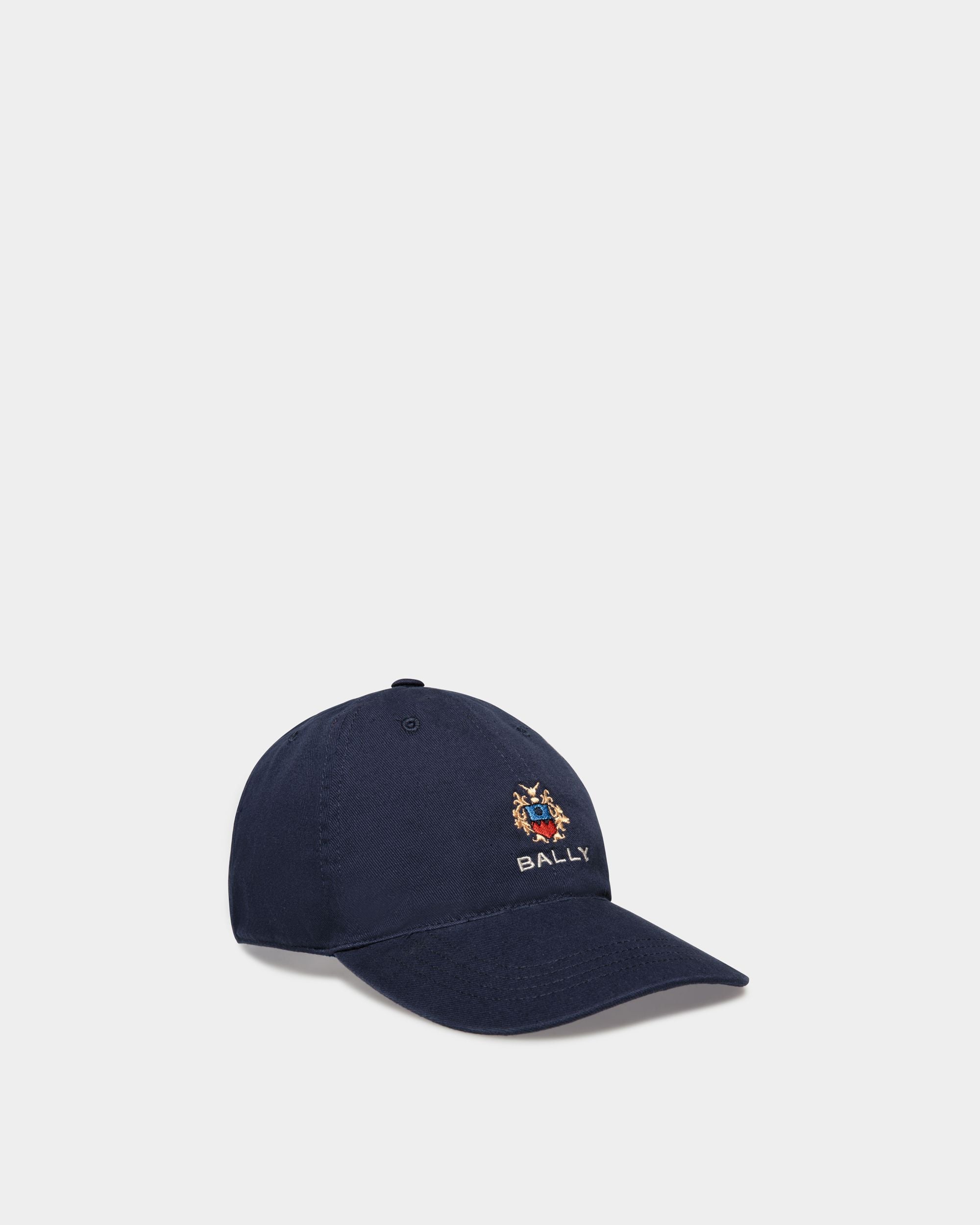 Baseballmütze Aus Baumwolle In Navy Blue - Herren - Bally - 01