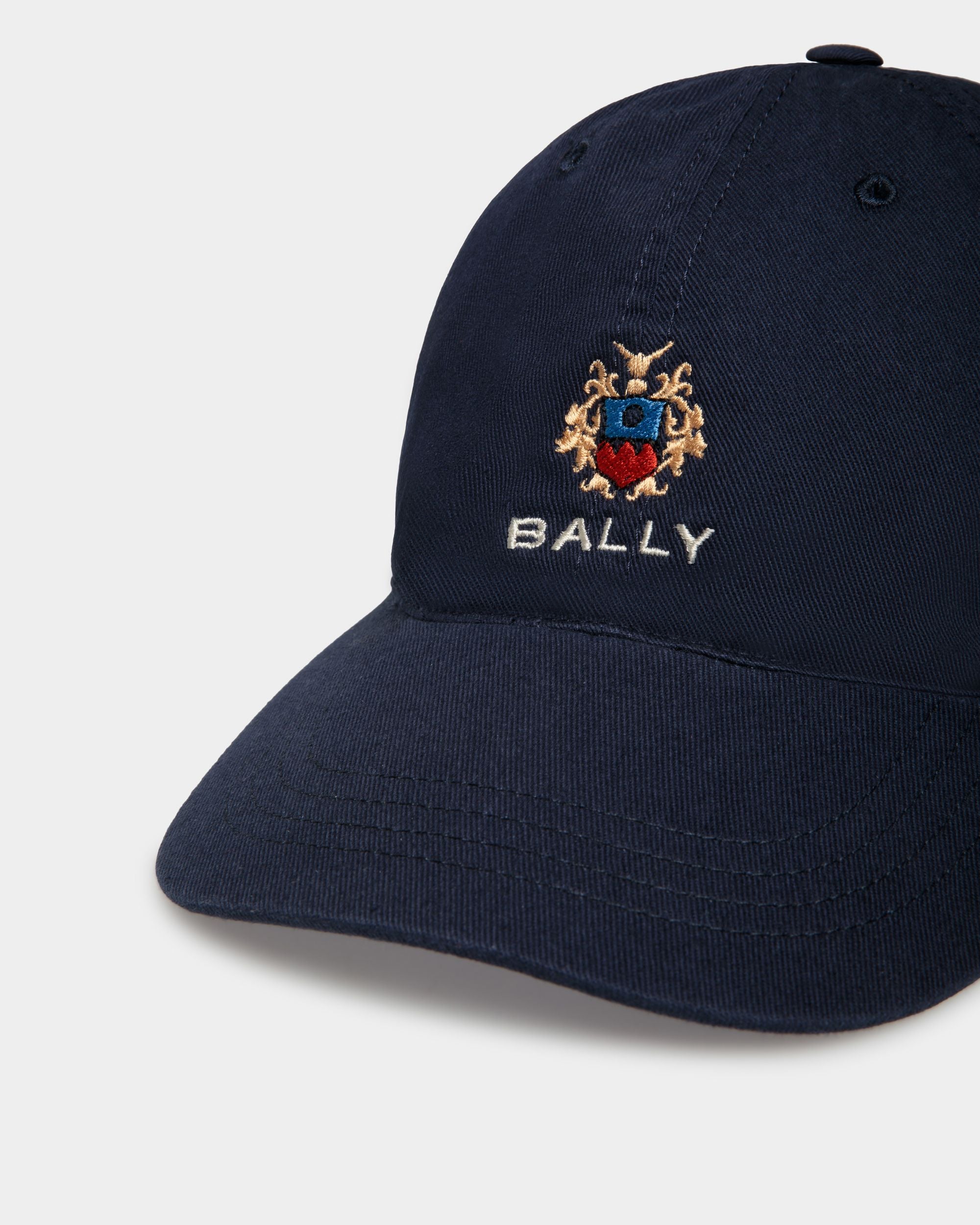 Baseballmütze Aus Baumwolle In Navy Blue - Herren - Bally - 04