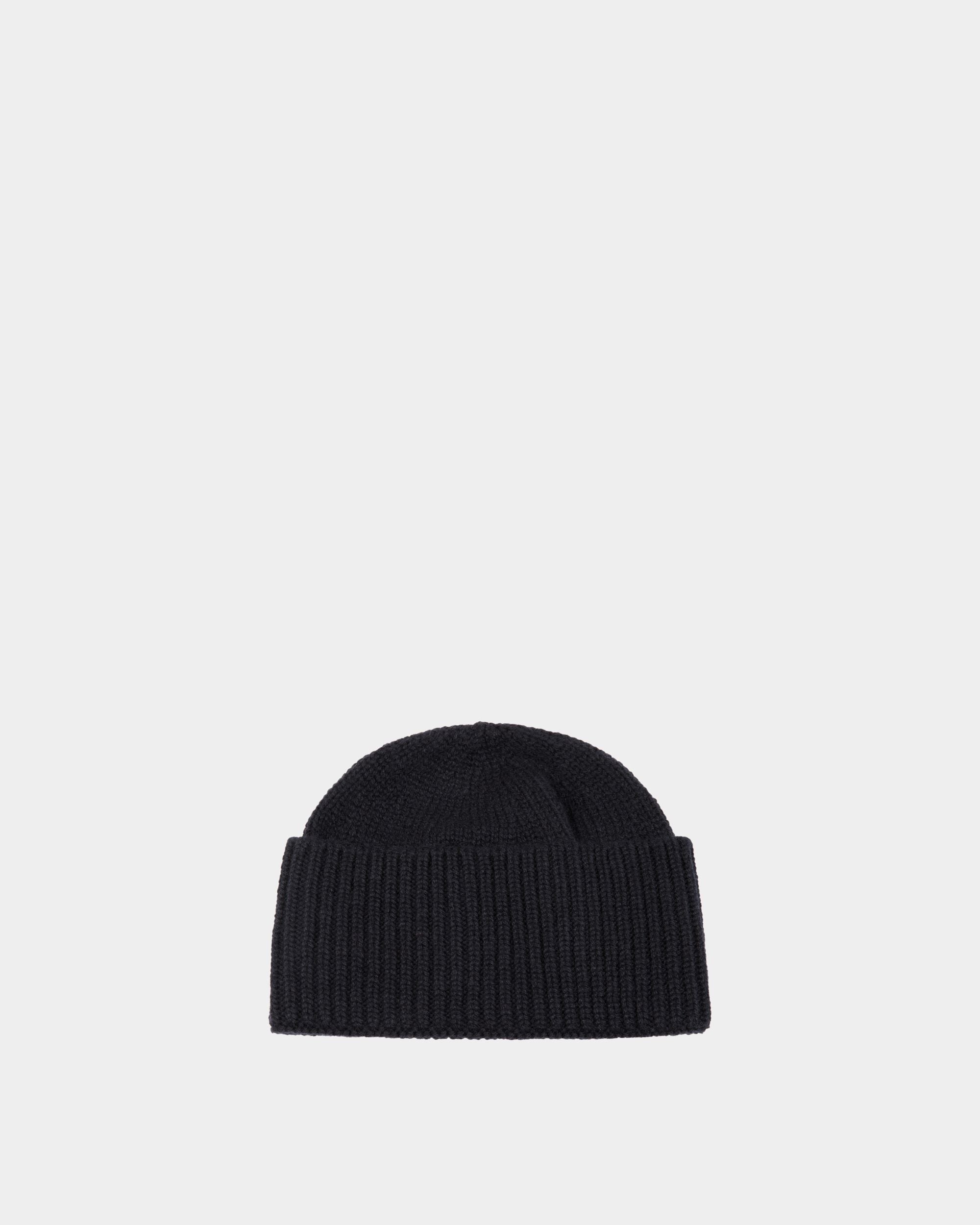 Cappello A Cuffia In Cachemire Navy Blue - Uomo - Bally - 03