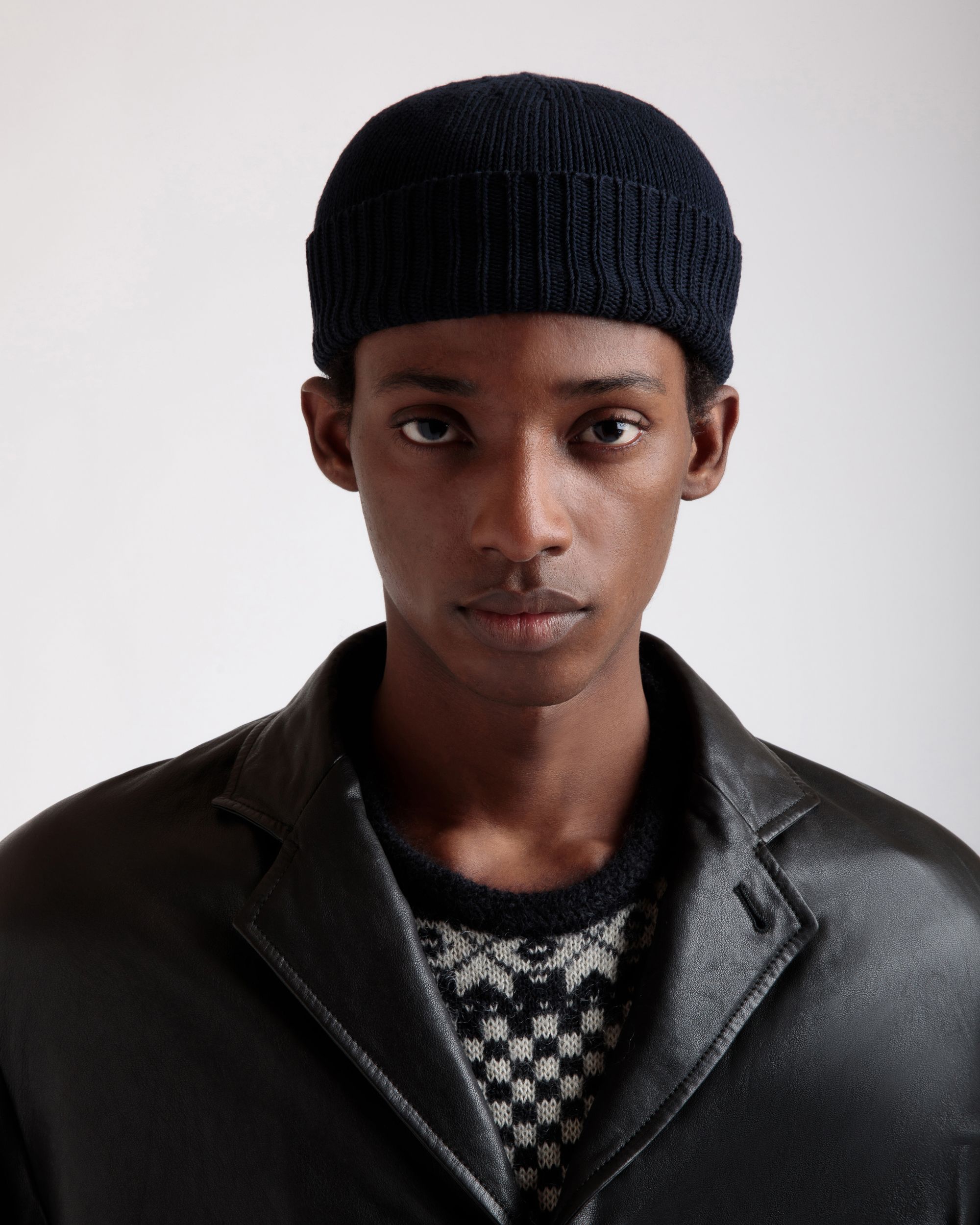 Cappello A Cuffia In Cachemire Navy Blue - Uomo - Bally - 05