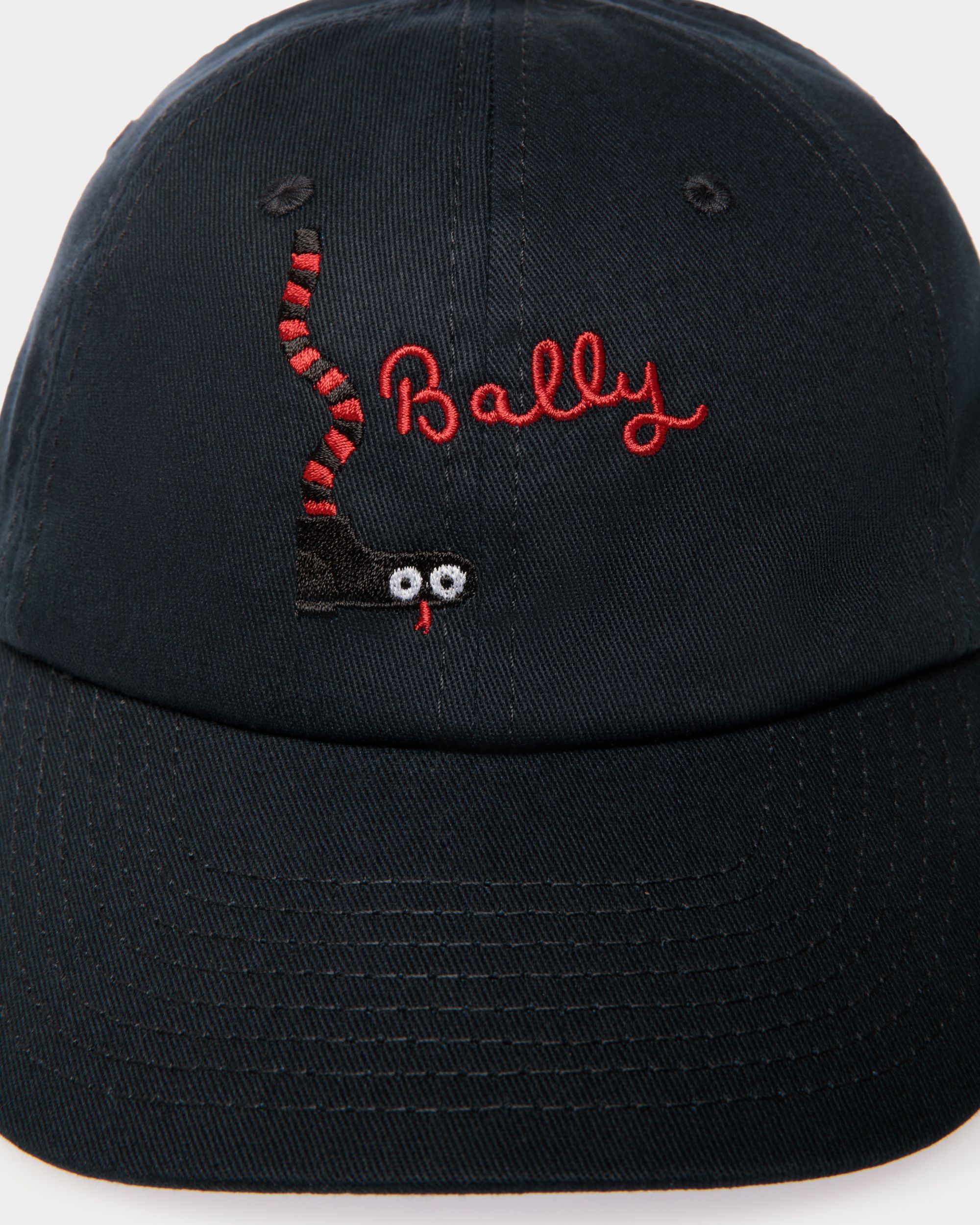 Cappellino In Cotone Navy Blue - Uomo - Bally - 04