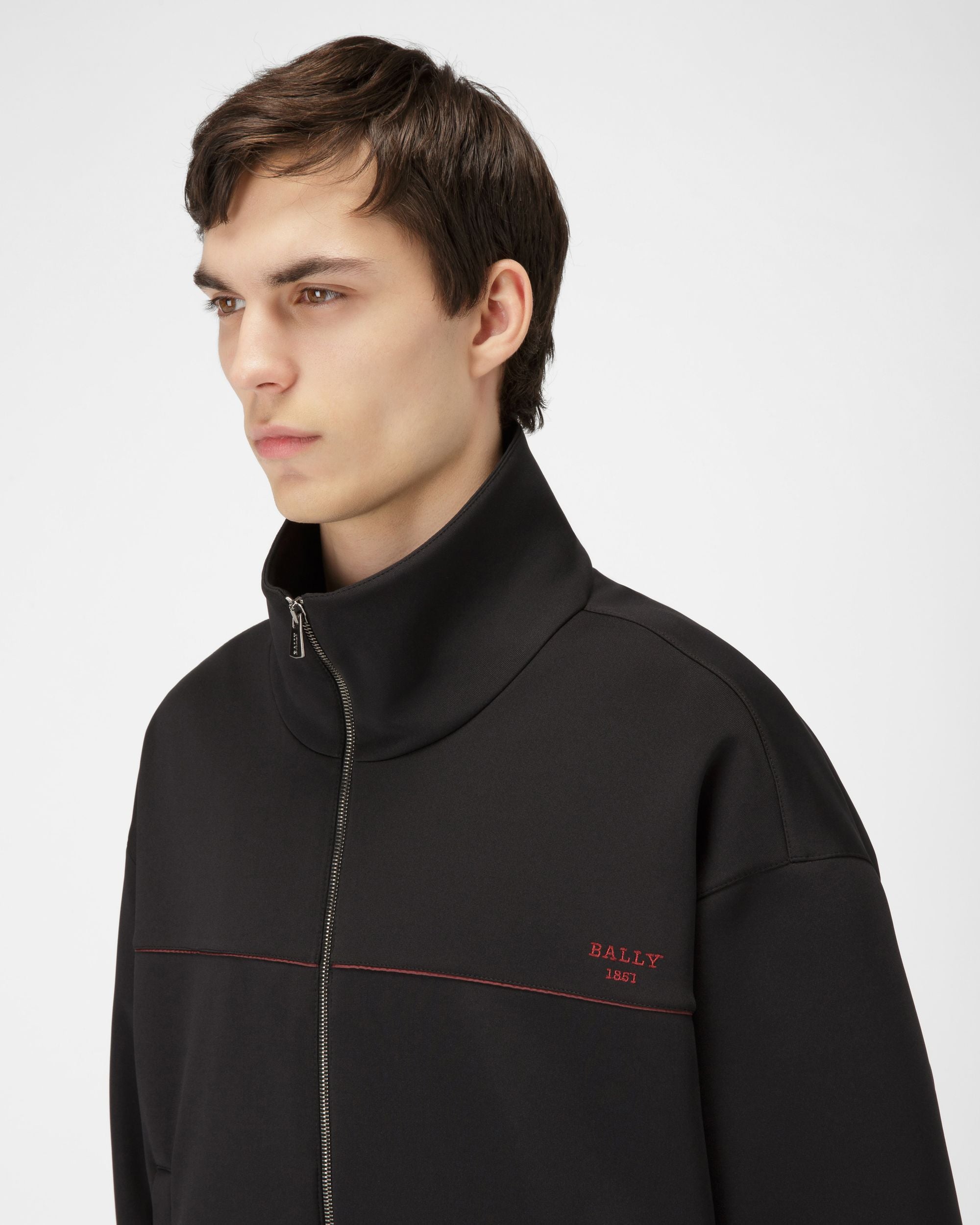 Sweatshirt Aus Schwarzem Polyester-Mischgewebe - Herren - Bally - 02
