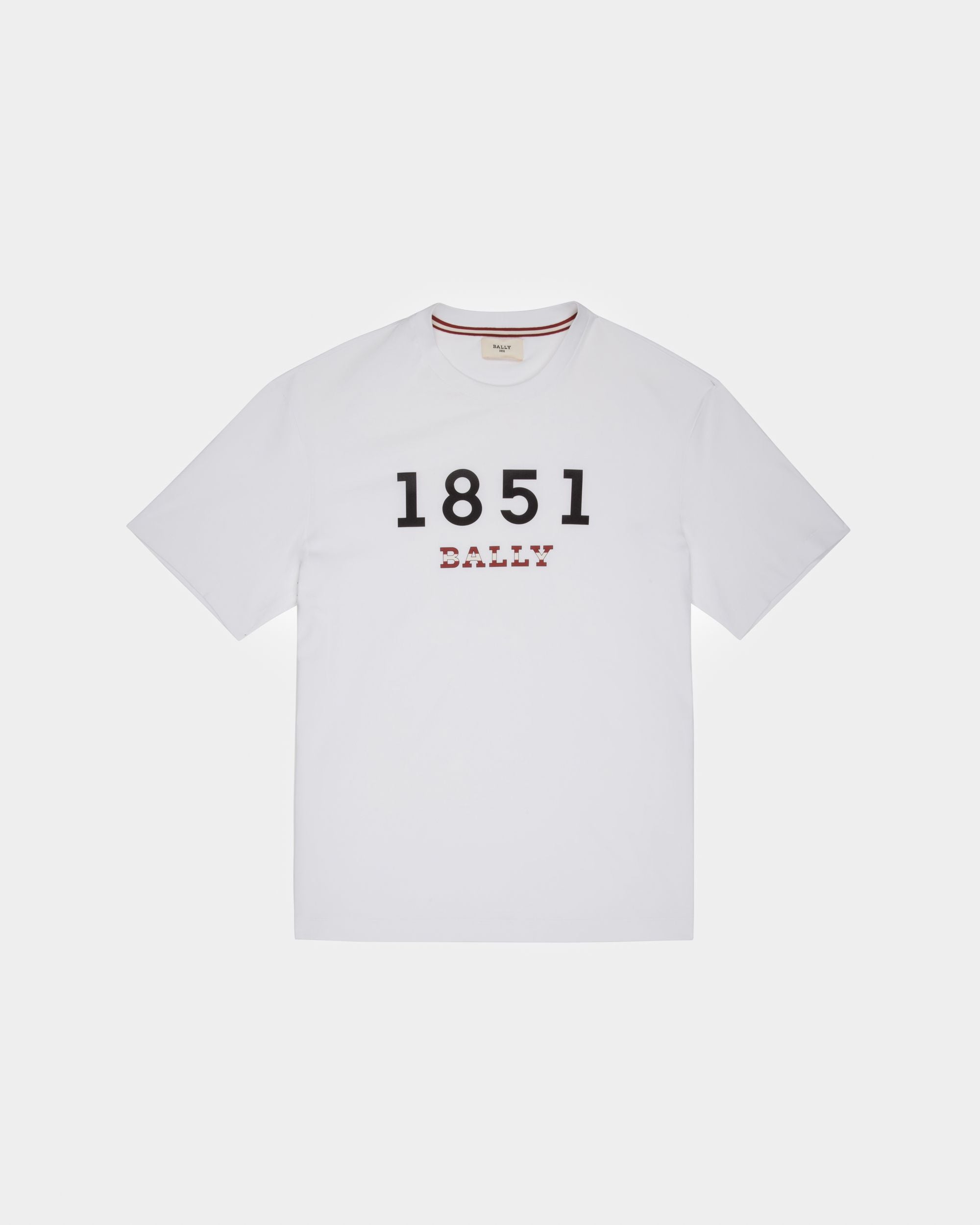 Oberteil Aus Weisser Baumwolle - Herren - Bally - 01