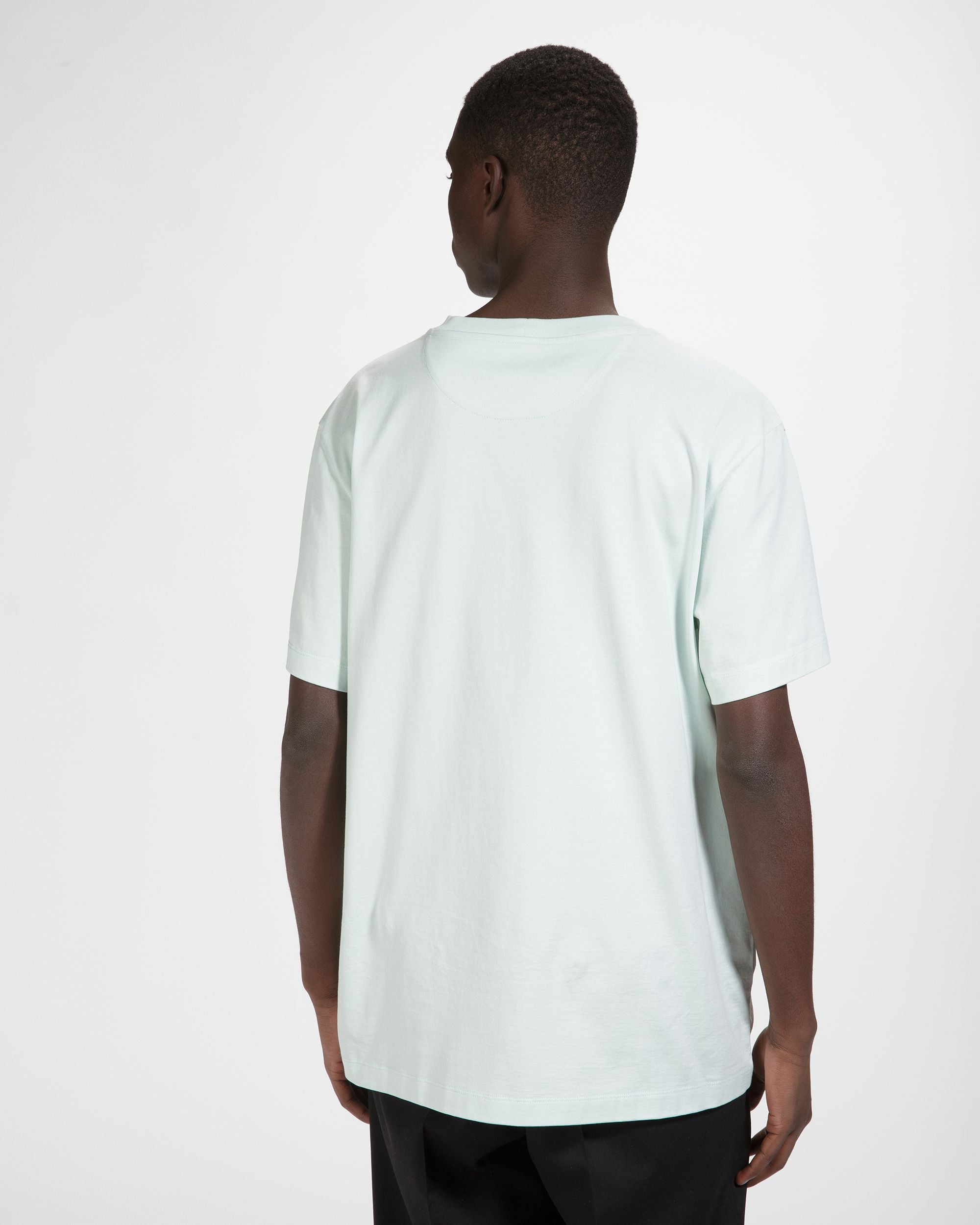 T-Shirt Mit Heritage-Logo Baumwoll-T-Shirt In Weiß - Herren - Bally - 04