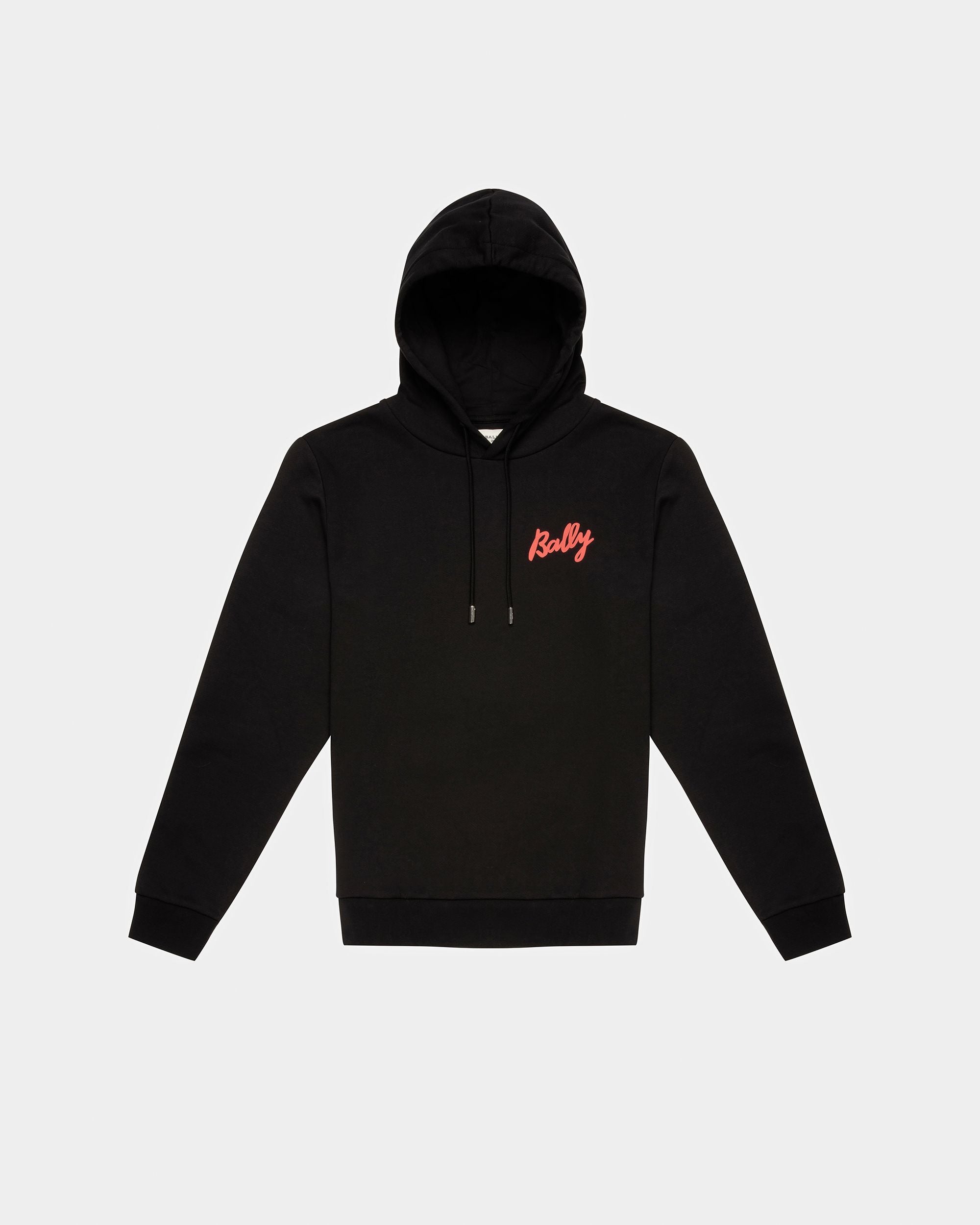 Fleece-Sweatshirt Fleece-Sweatshirt Aus Baumwollmischung In Schwarz Und Orange - Herren - Bally - 01
